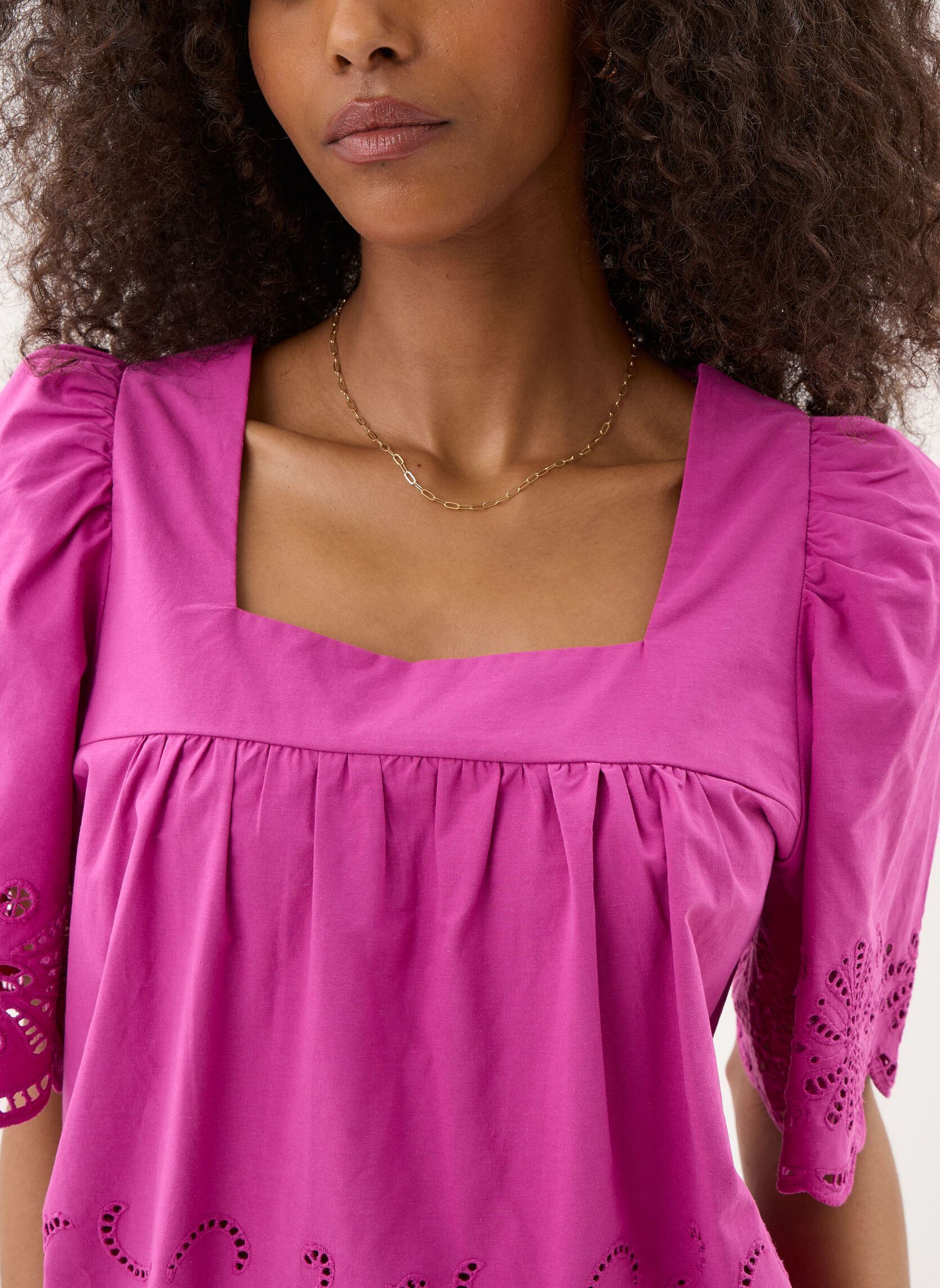 Blusen Lucy damen rosa Suncoo Blusen Lucy damen rosa Framboise