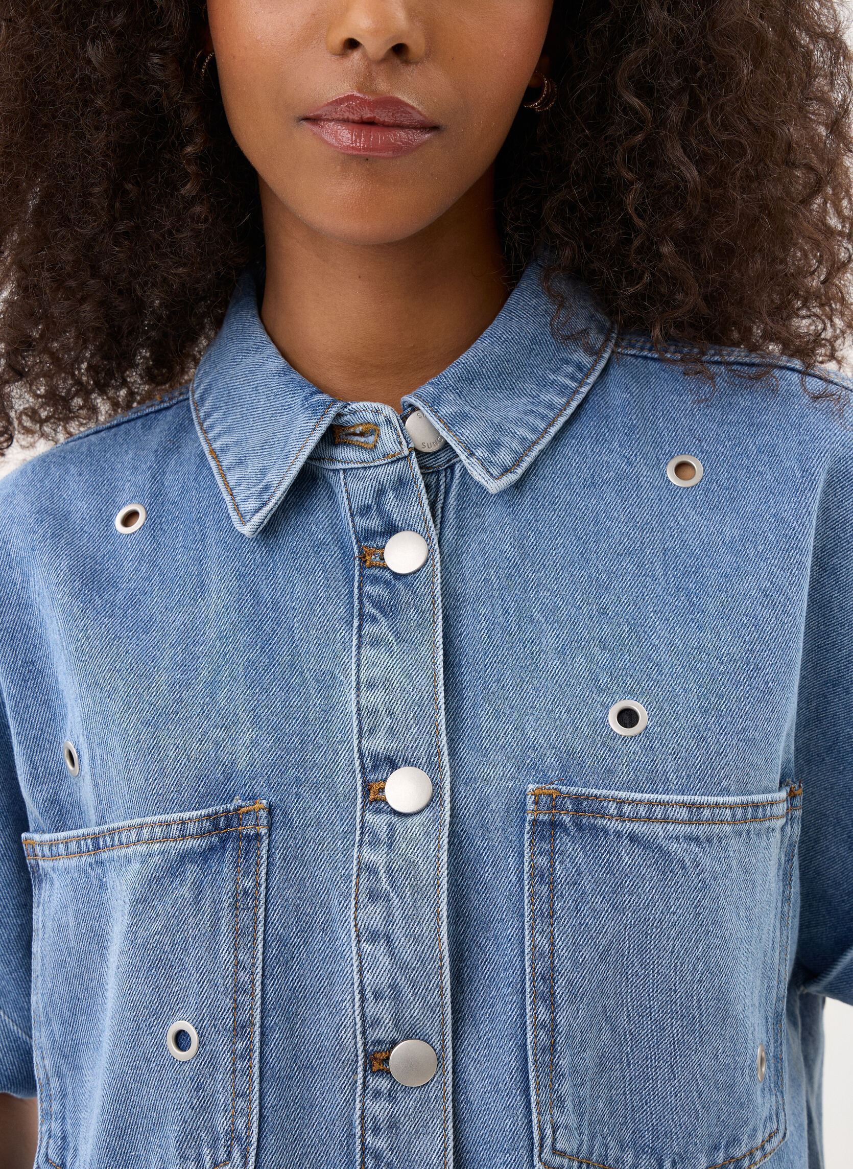 Jeansjacken Lord damen blau Suncoo Jeansjacken Lord damen blau JEANS CLAIR