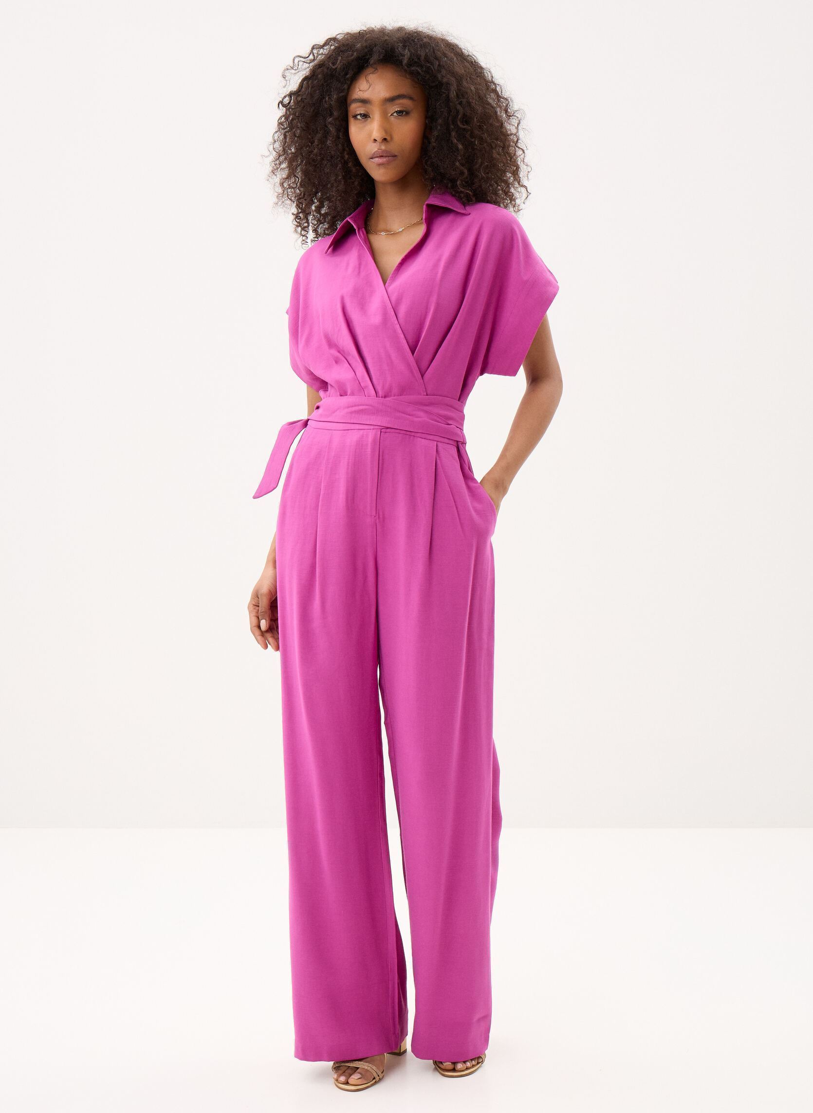 Overalls Tessa dames roze Suncoo Overalls Tessa dames roze Framboise