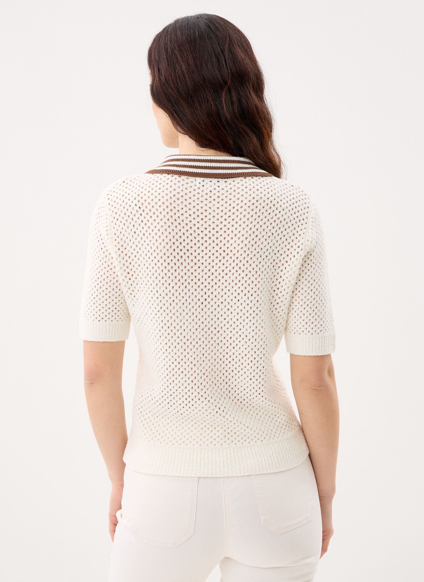 Polos manches courtes Perigue femme blanc Suncoo Polos manches courtes Perigue femme blanc Blanc Casse