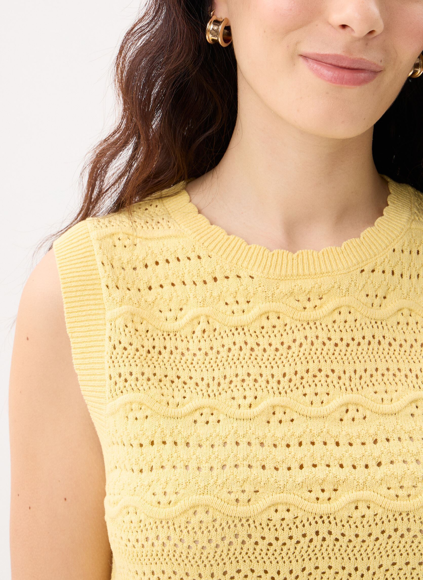 Tops Pidji dames geel Suncoo Tops Pidji dames geel Jaune