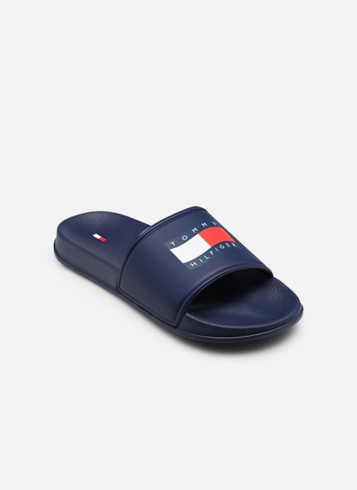 Tommy Hilfiger Pantoletten und Clogs Damian blau