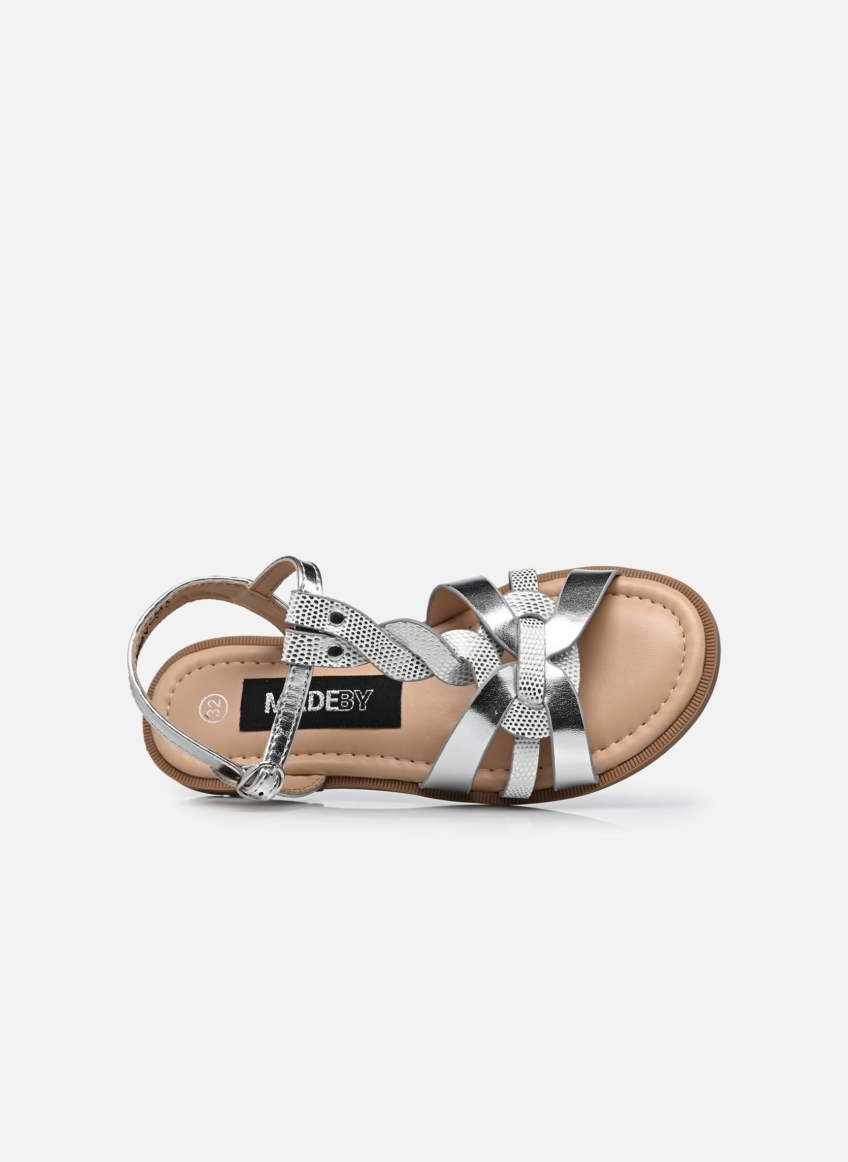 Sandalen Sandale THEBUTER mädchen silber MADE BY Sandalen Sandale THEBUTER mädchen silber SILVER