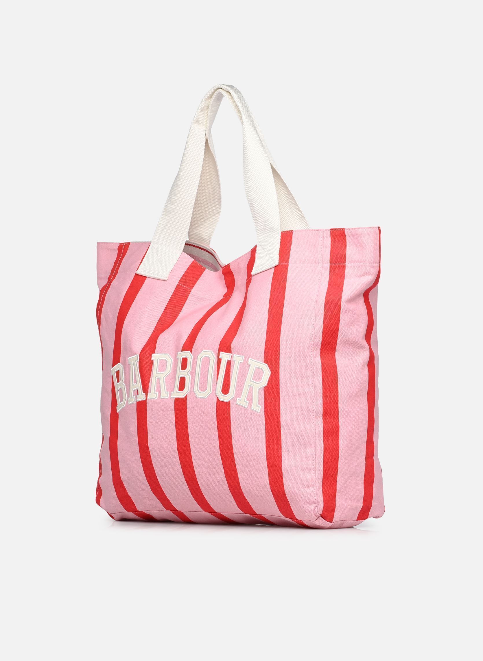 Umhängetaschen Emily Stripe Tote Bag damen rosa Barbour Umhängetaschen Emily Stripe Tote Bag damen rosa CHERRY BLOSSOM
