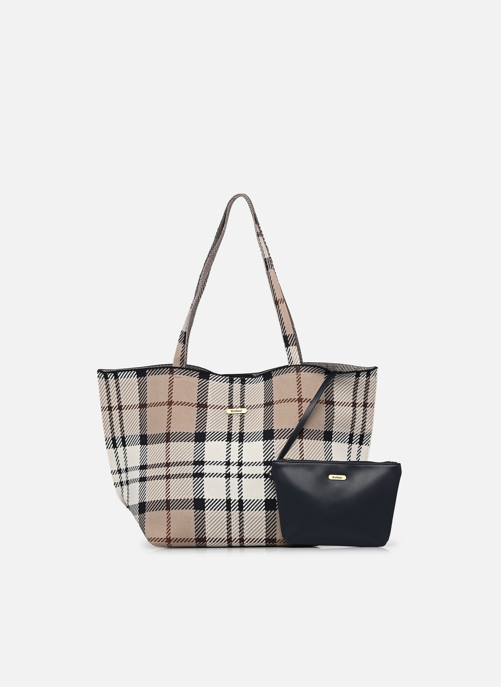 Schoudertassen Layla Tartan Large Tote Bag dames meerkleurig Barbour Schoudertassen Layla Tartan Large Tote Bag dames meerkleurig ROSEWOOD TARTAN