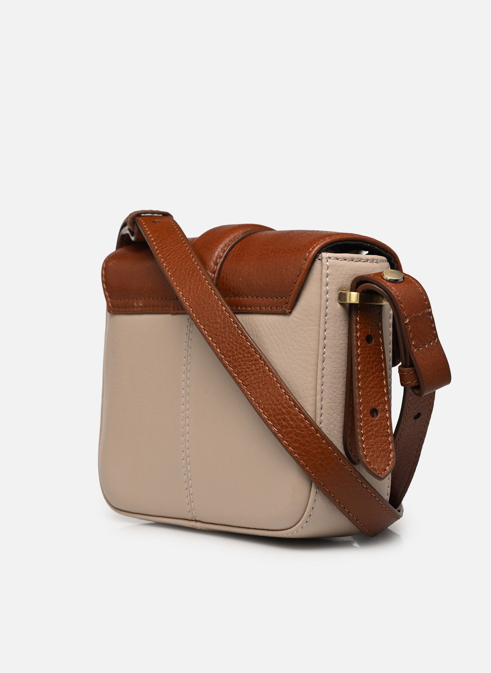 Schoudertassen Mini Rosa Leather Crossbody Bag dames roze Barbour Schoudertassen Mini Rosa Leather Crossbody Bag dames roze PEBBLED PINK/BROWN