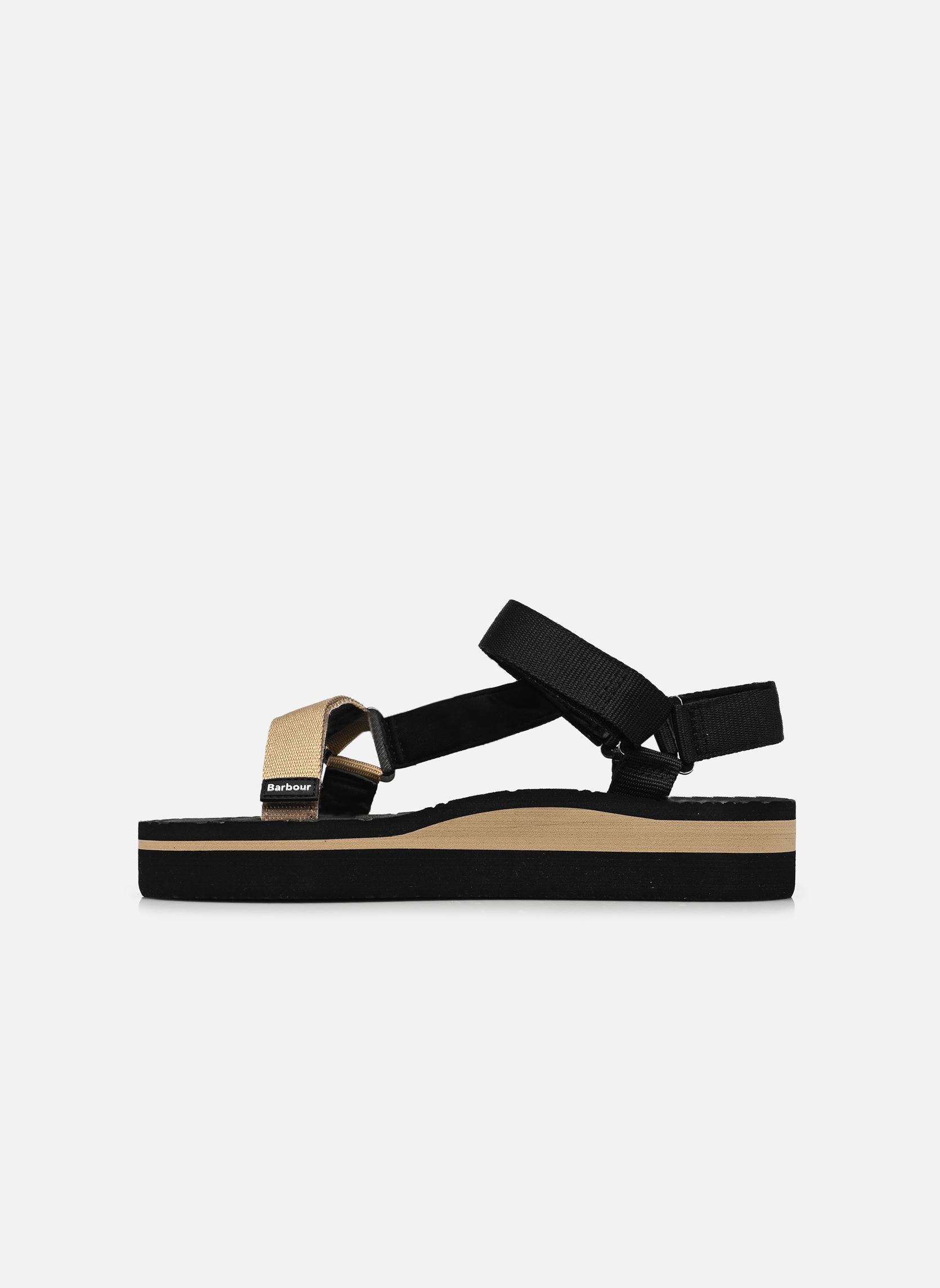 Sandalen Mila Sandal dames zwart Barbour Sandalen Mila Sandal dames zwart BLACK/DRESS TARTAN