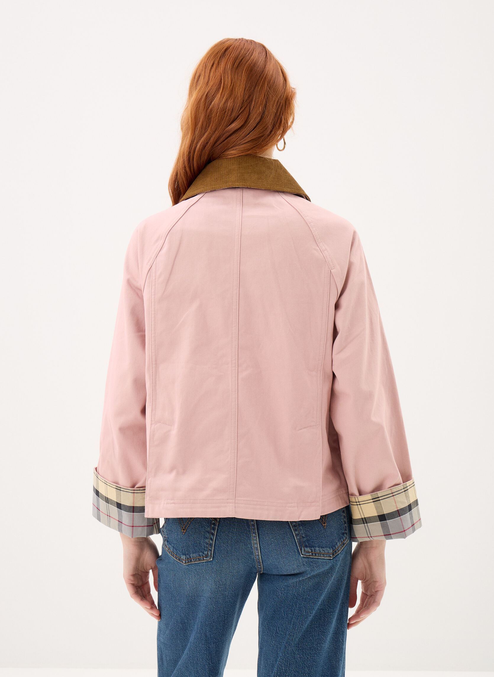 Parkas Cropped Beadnell Casual Jacket femme rose Barbour Parkas Cropped Beadnell Casual Jacket femme rose GARDENIA/DRESS/BEIGE