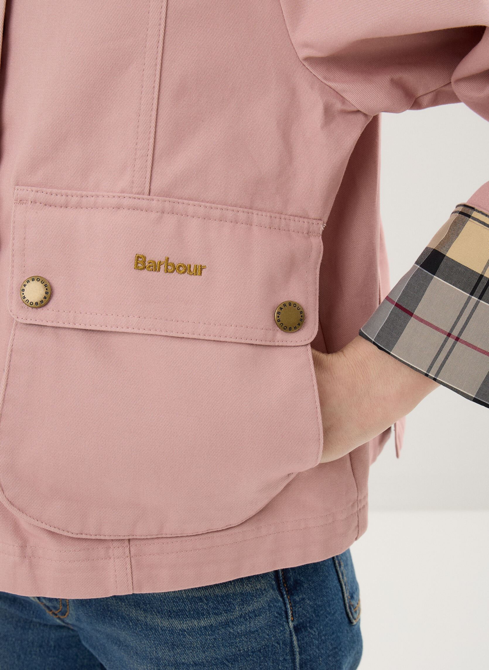 Parkas Cropped Beadnell Casual Jacket femme rose Barbour Parkas Cropped Beadnell Casual Jacket femme rose GARDENIA/DRESS/BEIGE
