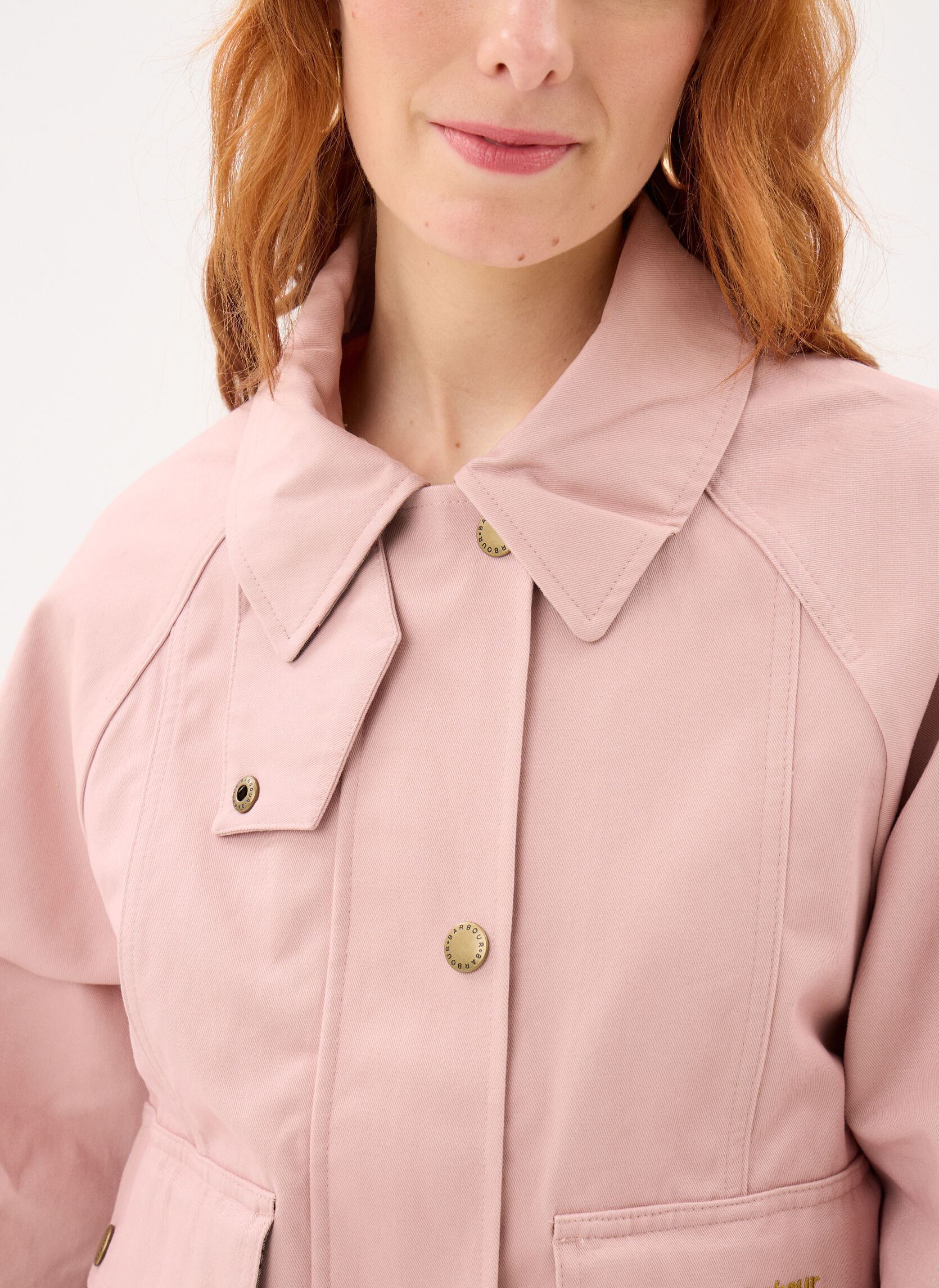 Parkas Cropped Beadnell Casual Jacket femme rose Barbour Parkas Cropped Beadnell Casual Jacket femme rose GARDENIA/DRESS/BEIGE
