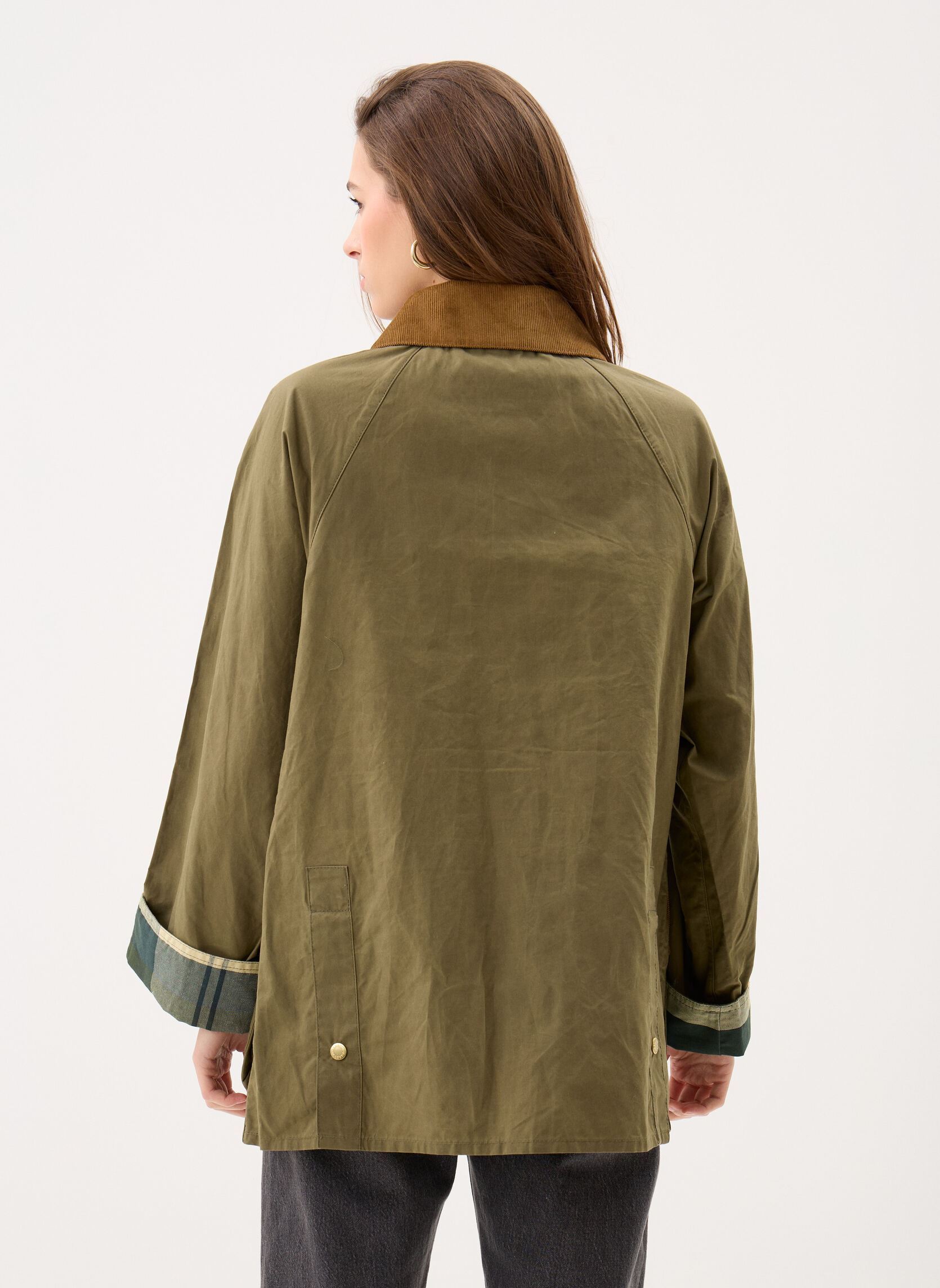 Winterjas Laneshaw Casual Jacket dames groen Barbour Winterjas Laneshaw Casual Jacket dames groen DUSKY GREEN / ANCIENT
