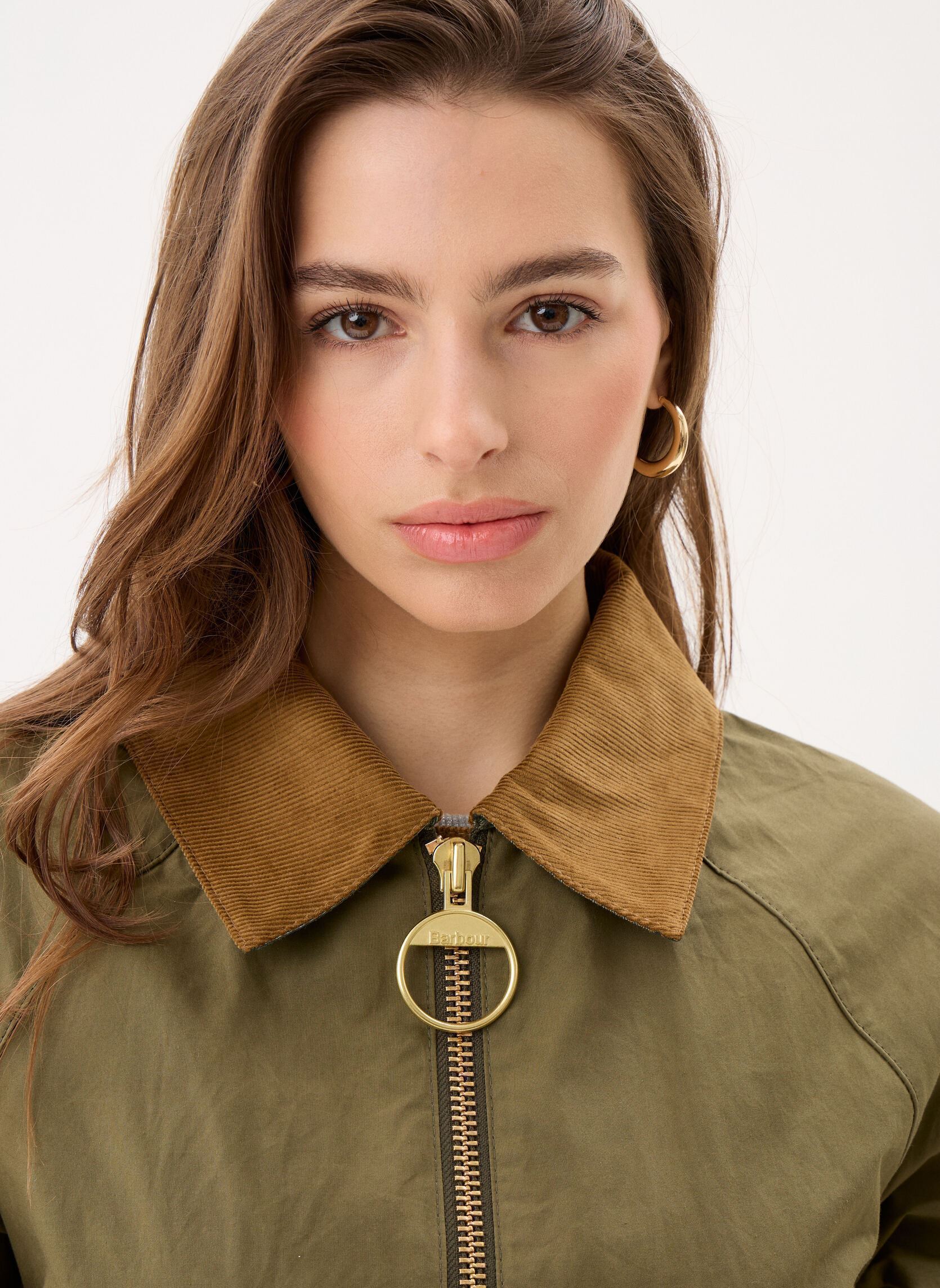 Winterjas Laneshaw Casual Jacket dames groen Barbour Winterjas Laneshaw Casual Jacket dames groen DUSKY GREEN / ANCIENT
