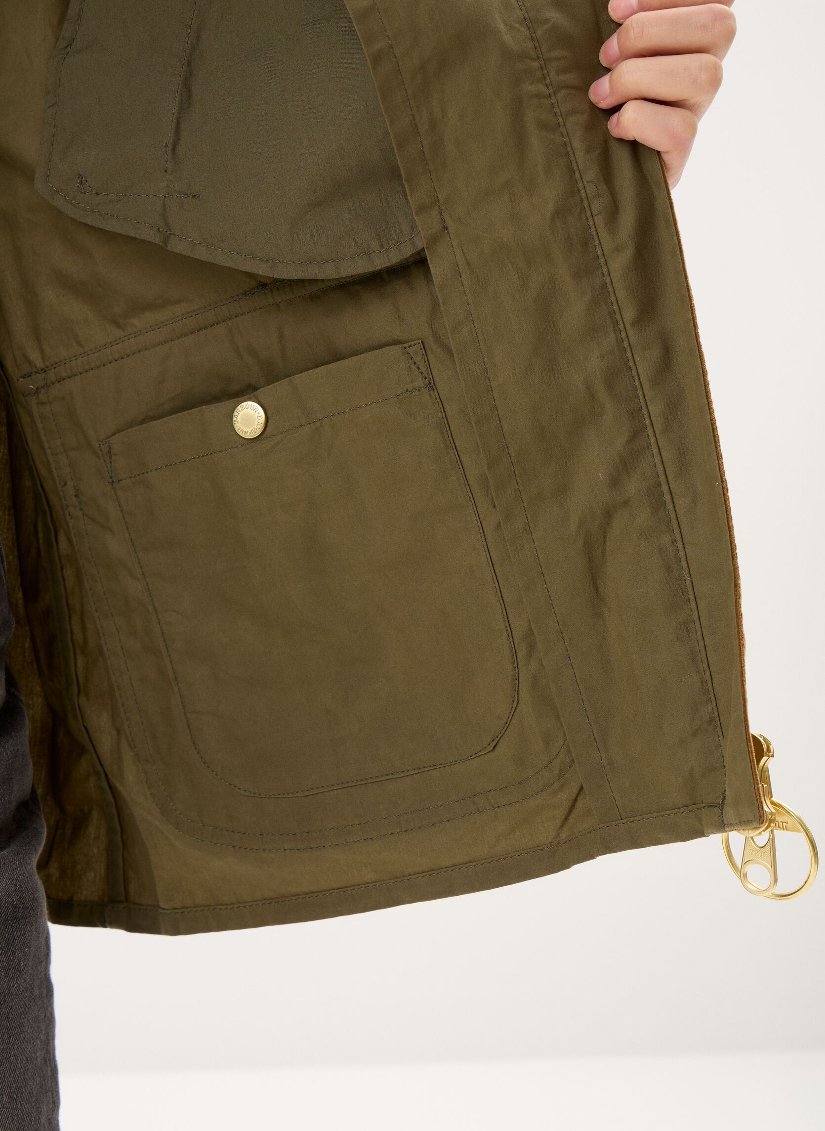 Winterjas Laneshaw Casual Jacket dames groen Barbour Winterjas Laneshaw Casual Jacket dames groen DUSKY GREEN / ANCIENT