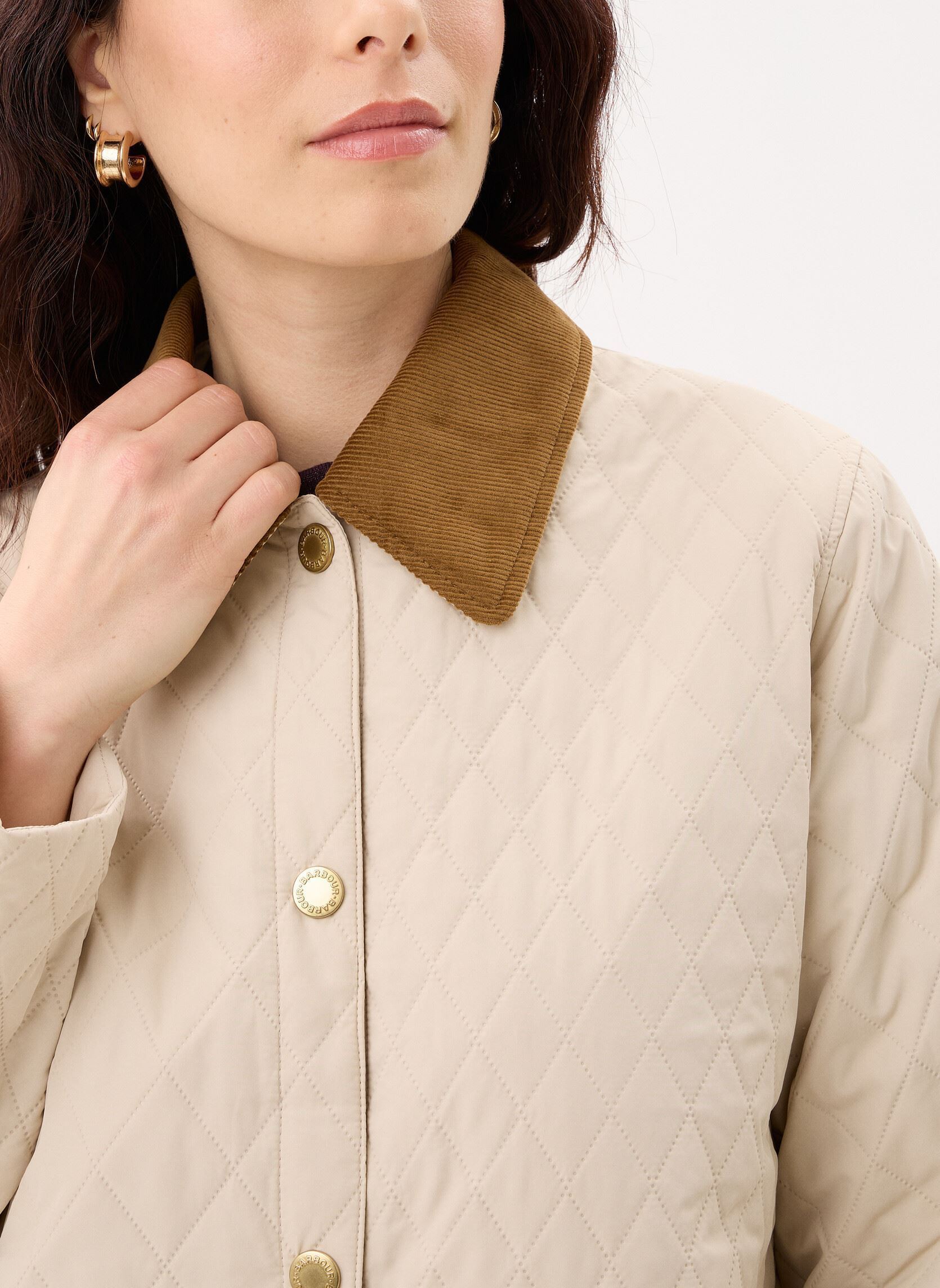 Parkas Goldmire Quilted Jacket femme blanc Barbour Parkas Goldmire Quilted Jacket femme blanc JASMINE / DRESS