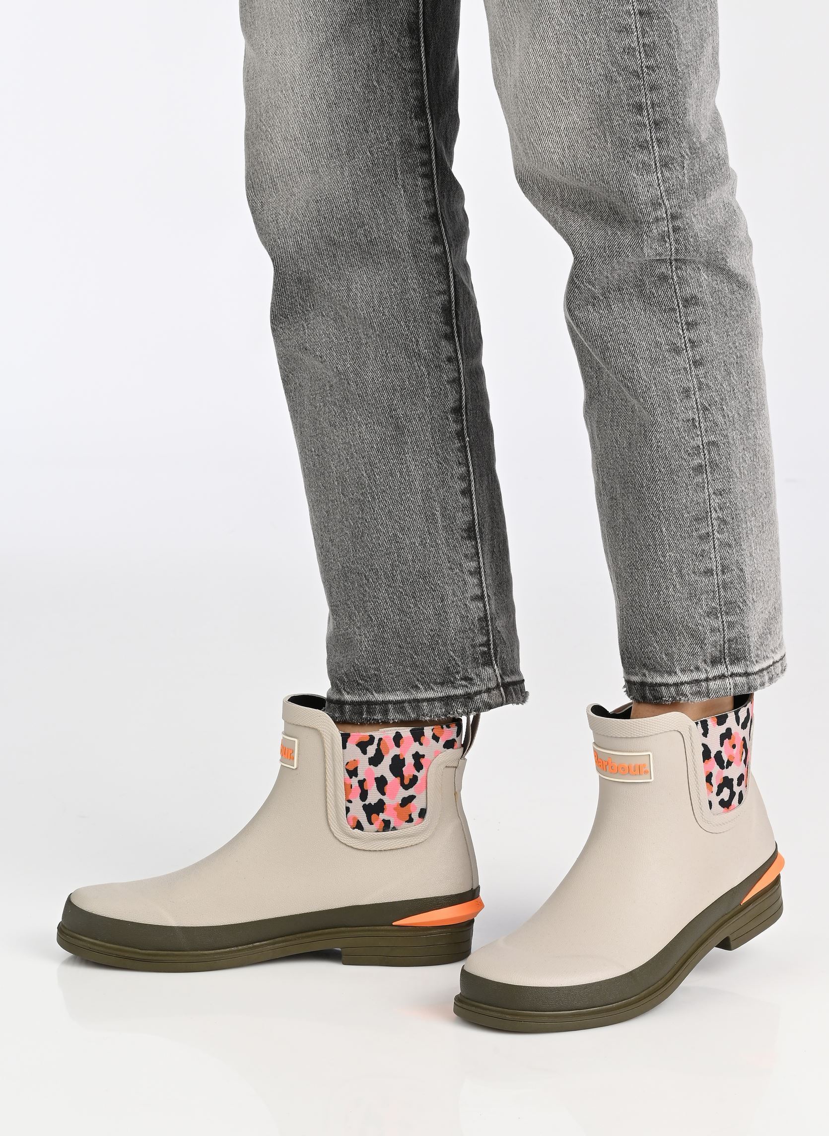 Niedrige Ankle Boots Abbeyfield Welly damen weiß Barbour Niedrige Ankle Boots Abbeyfield Welly damen weiß MIST
