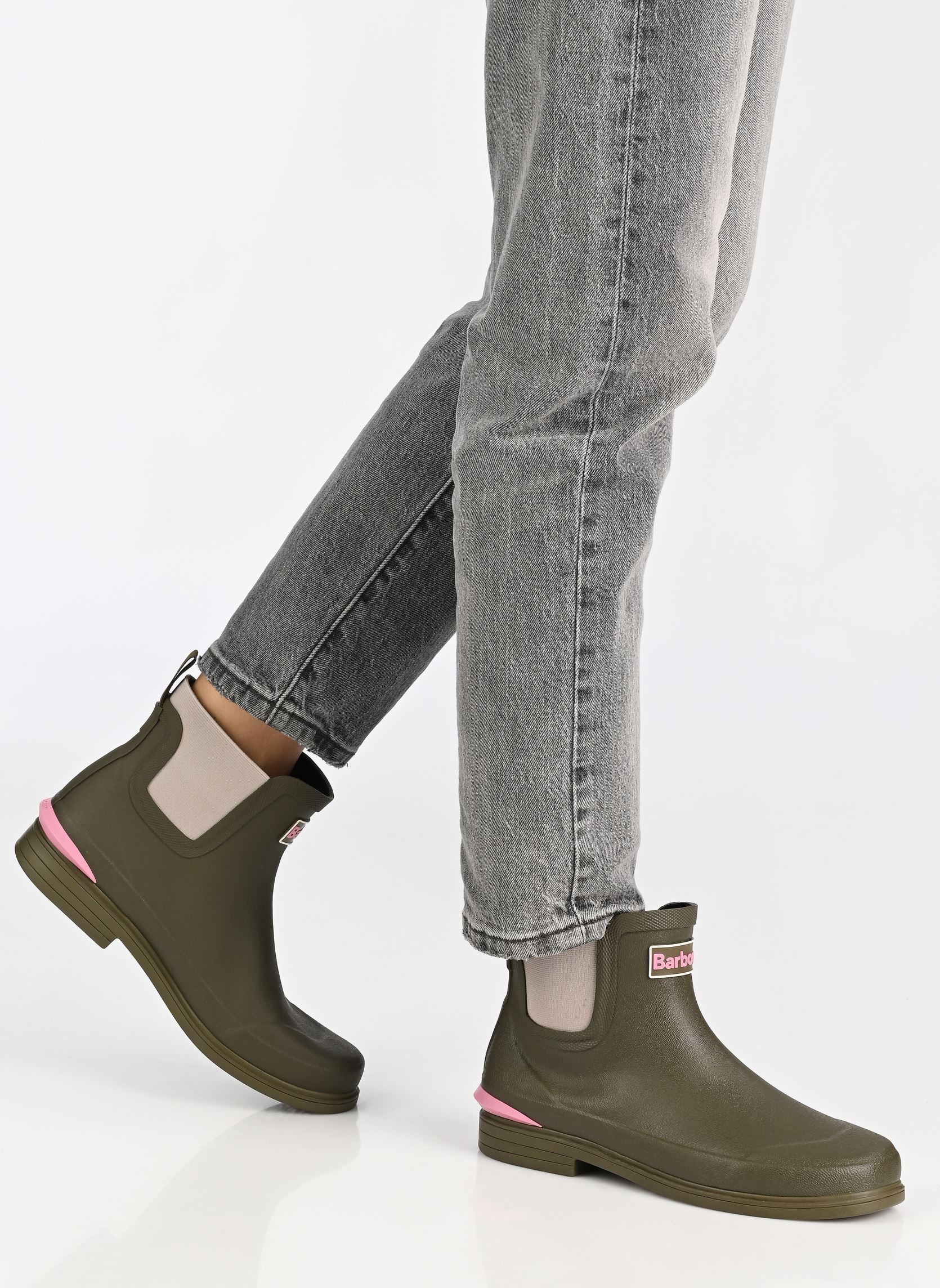 Niedrige Ankle Boots Abbeyfield Welly damen grün Barbour Niedrige Ankle Boots Abbeyfield Welly damen grün OLIVE