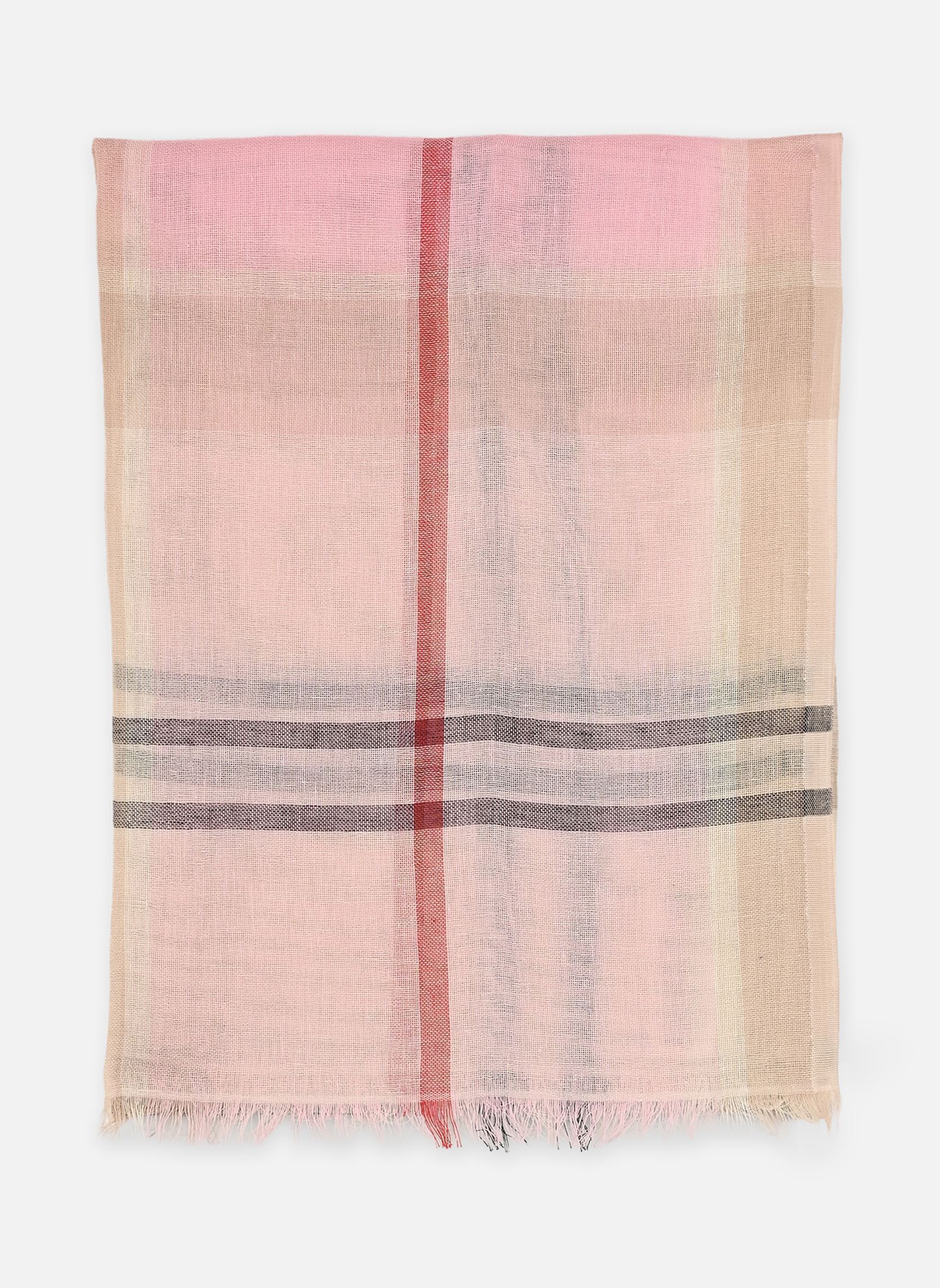 Echarpes Abigail Tartan Scarf femme rose Barbour Echarpes Abigail Tartan Scarf femme rose CHERRY BLOSSOM