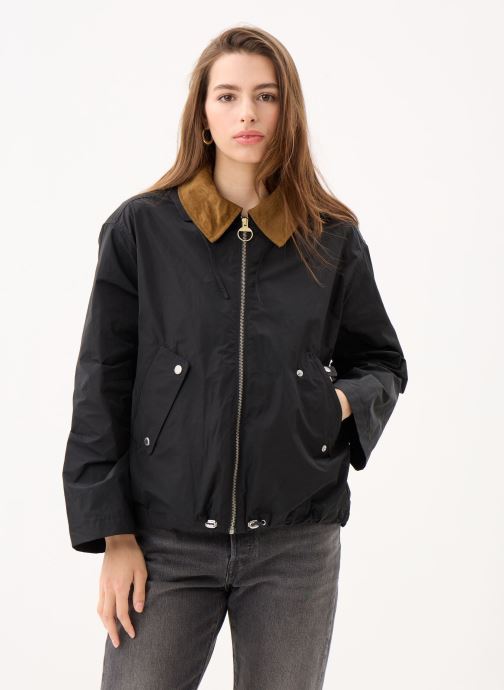 Barbour Parkas Weaver Showerproof Jacket femme noir
