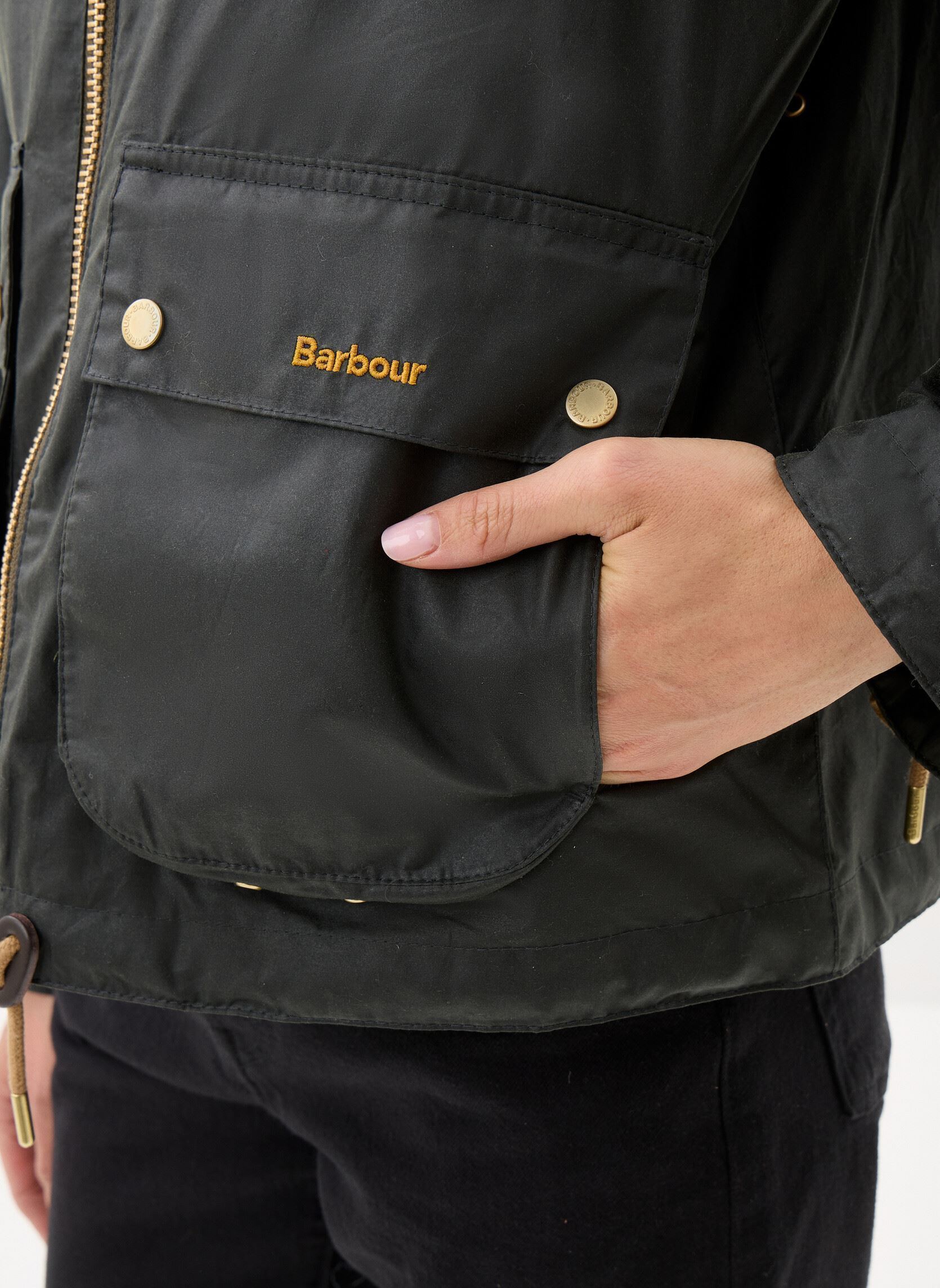 Winterjas Marron Wax Jacket dames groen Barbour Winterjas Marron Wax Jacket dames groen FERN/ANCIENT