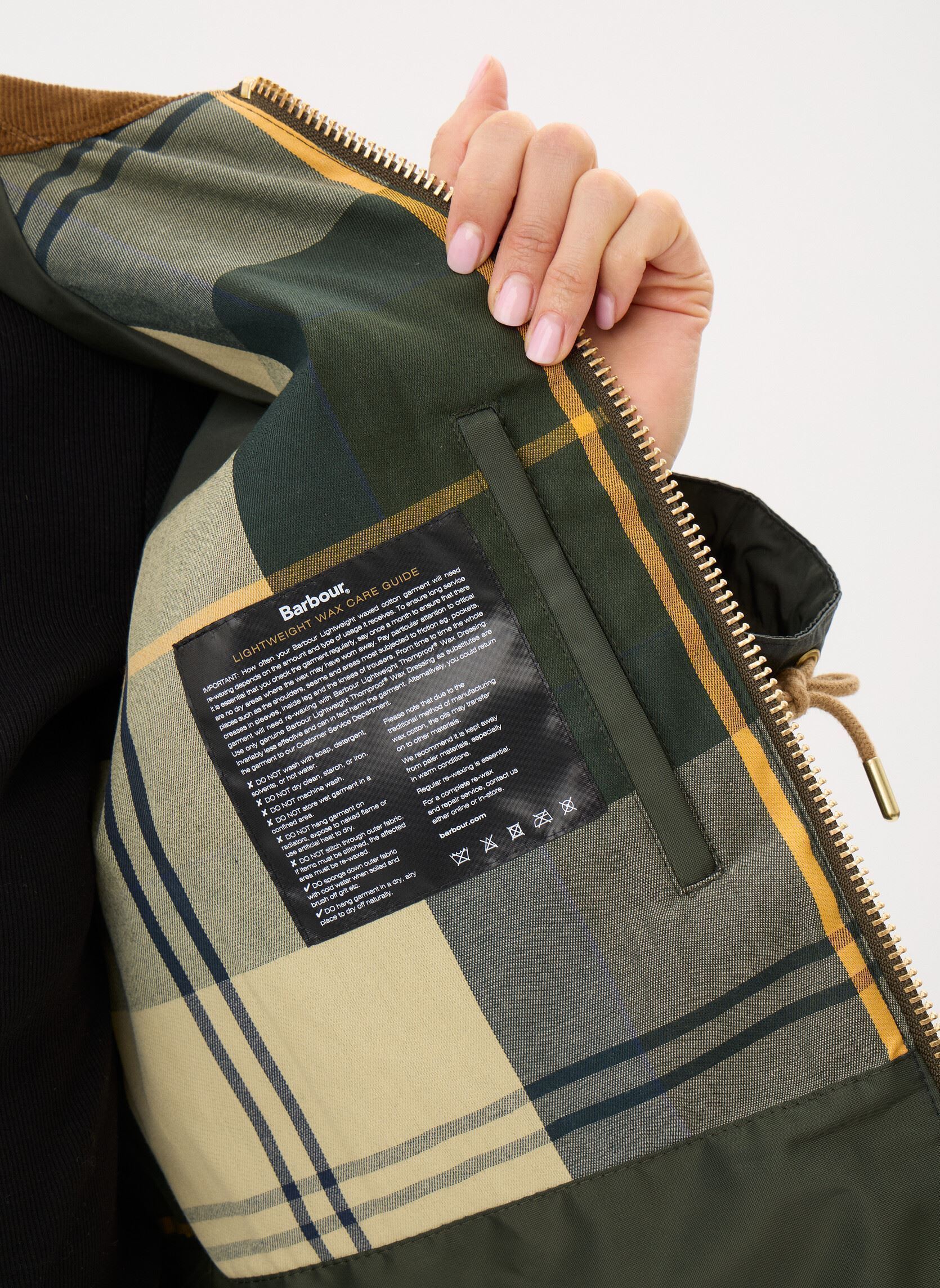 Winterjas Marron Wax Jacket dames groen Barbour Winterjas Marron Wax Jacket dames groen FERN/ANCIENT
