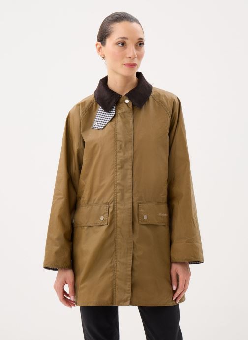 Barbour Parkas Wren Wax Jacket femme vert