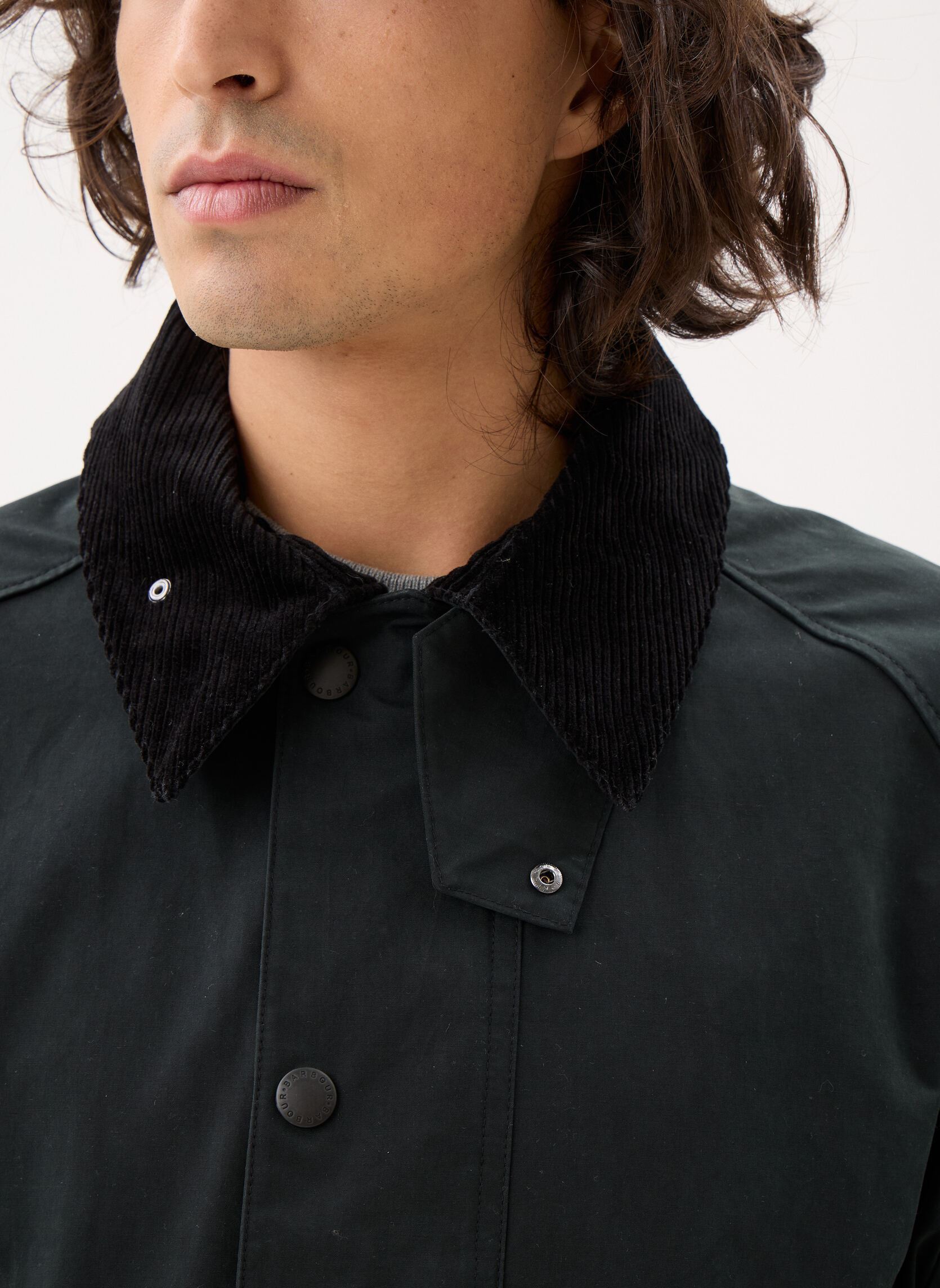 Winterjas Os Transporter Casual Jacket heren zwart Barbour Winterjas Os Transporter Casual Jacket heren zwart BLACK