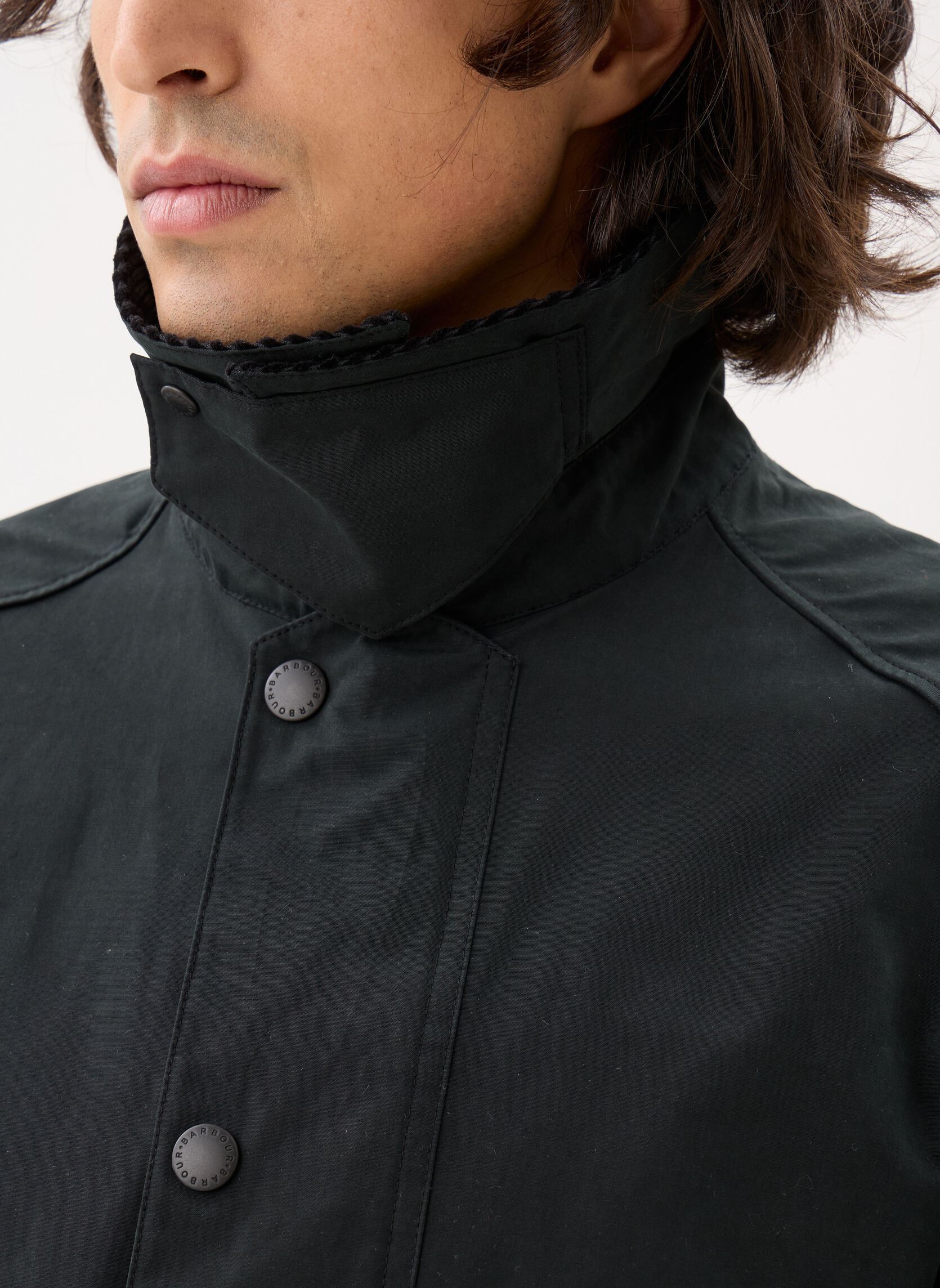 Winterjas Os Transporter Casual Jacket heren zwart Barbour Winterjas Os Transporter Casual Jacket heren zwart BLACK