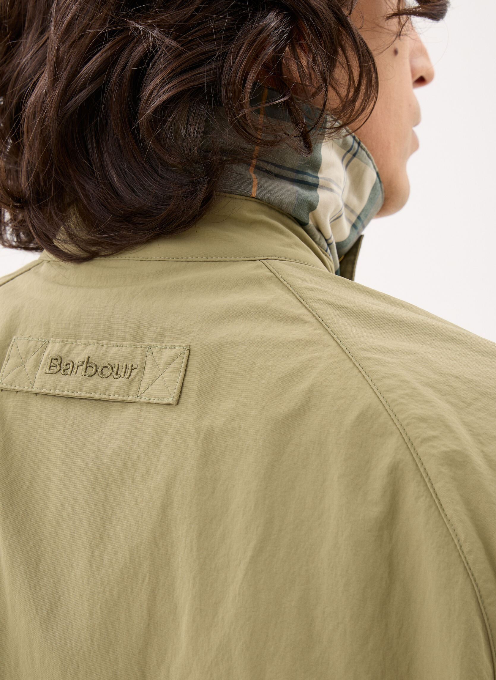 Winterjas Icons Spey Jacket heren groen Barbour Winterjas Icons Spey Jacket heren groen BLEACHED OLIVE