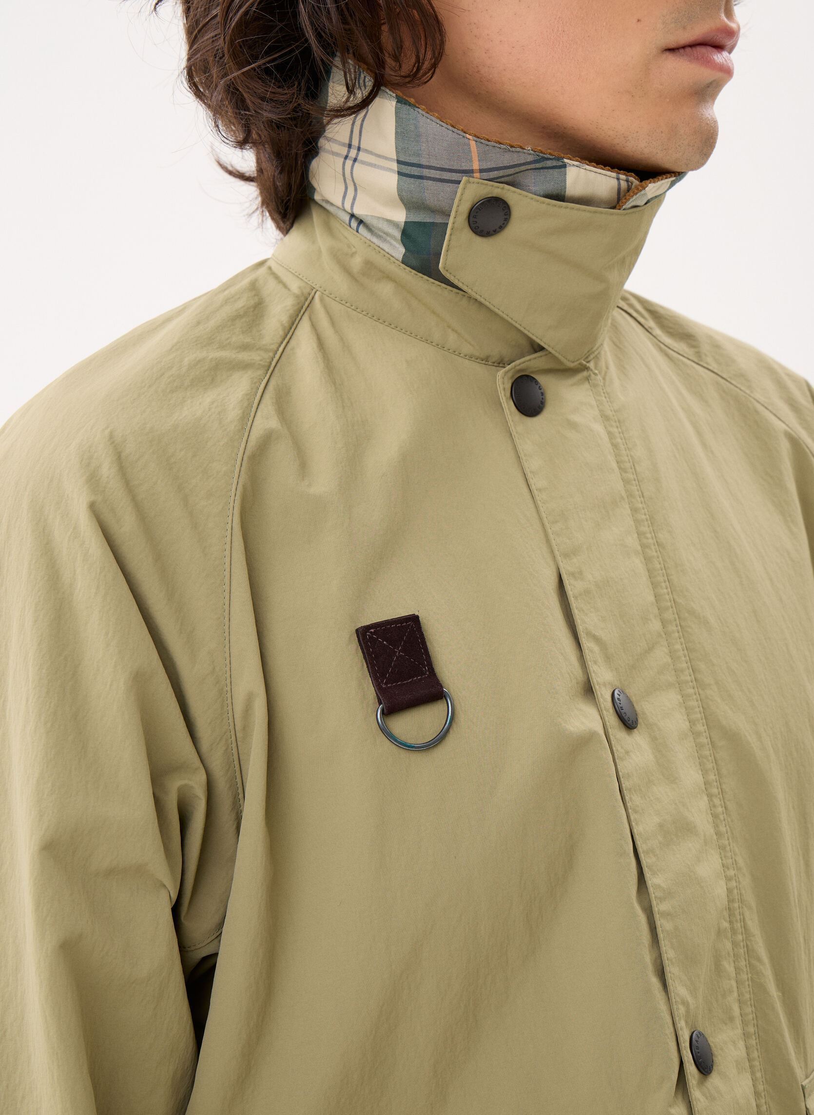 Winterjas Icons Spey Jacket heren groen Barbour Winterjas Icons Spey Jacket heren groen BLEACHED OLIVE