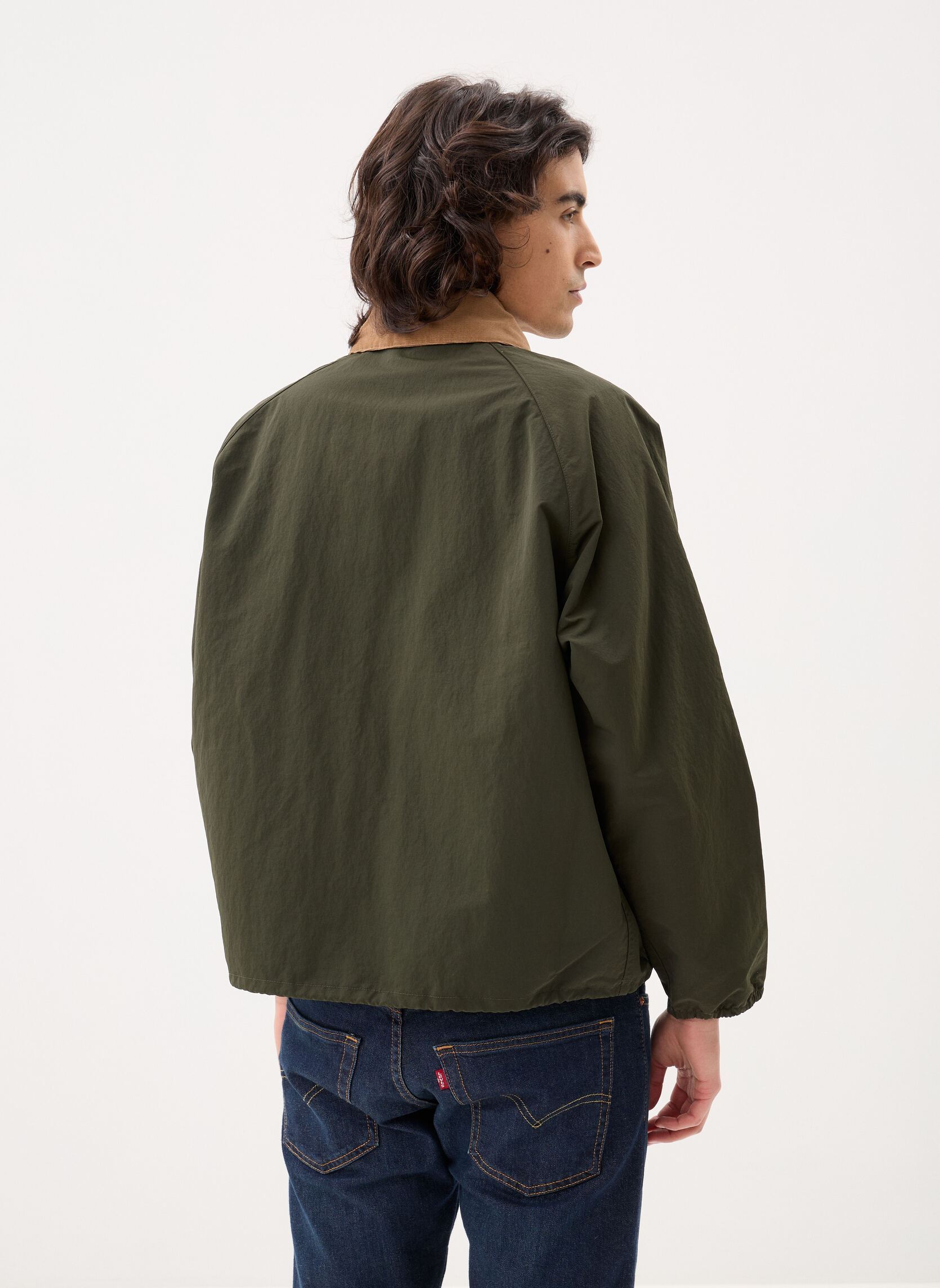 Winterjas Transport Nylon Casual Jacket heren groen Barbour Winterjas Transport Nylon Casual Jacket heren groen SAGE
