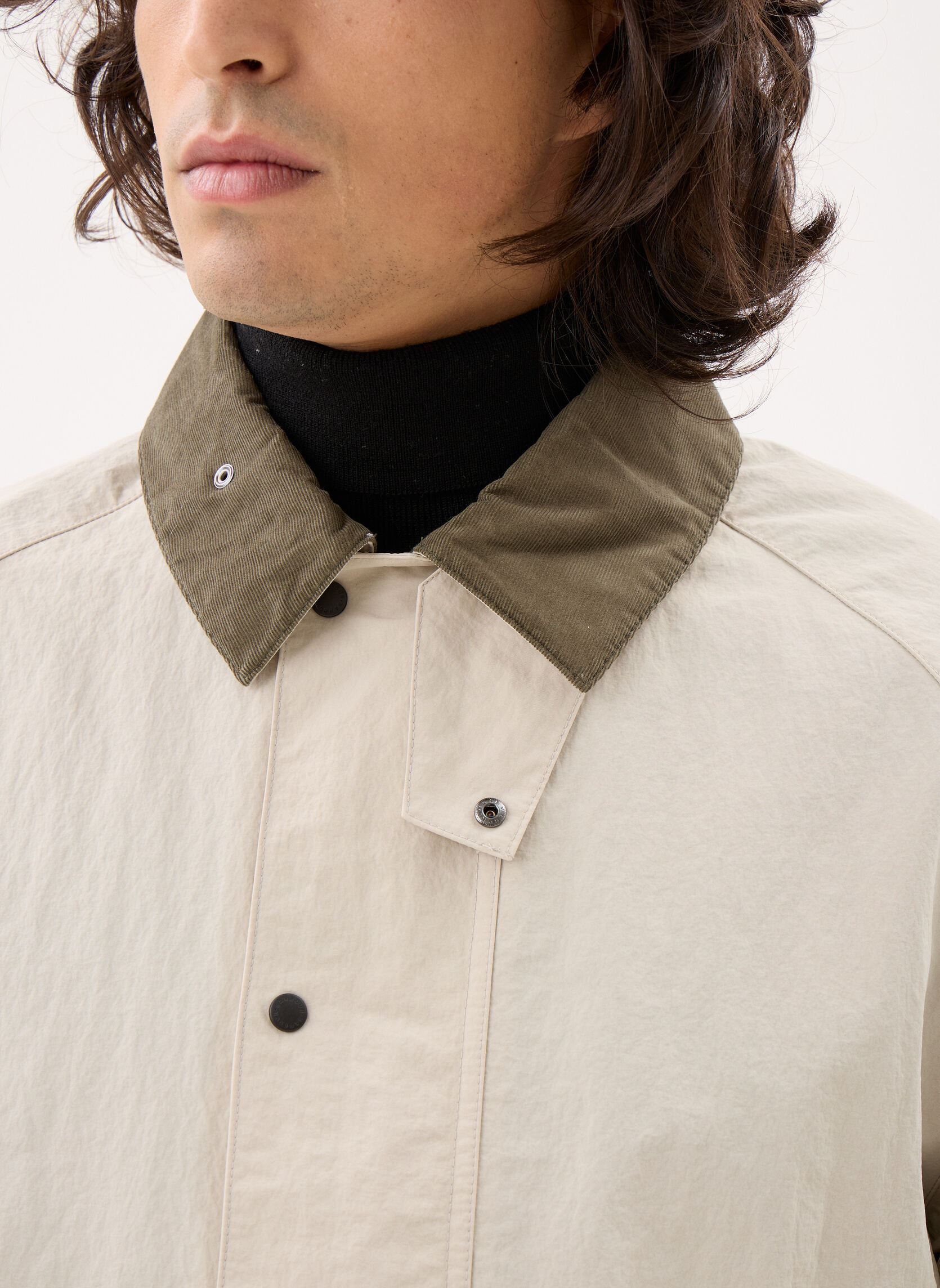 Winterjas Transport Nylon Casual Jacket heren wit Barbour Winterjas Transport Nylon Casual Jacket heren wit MIST