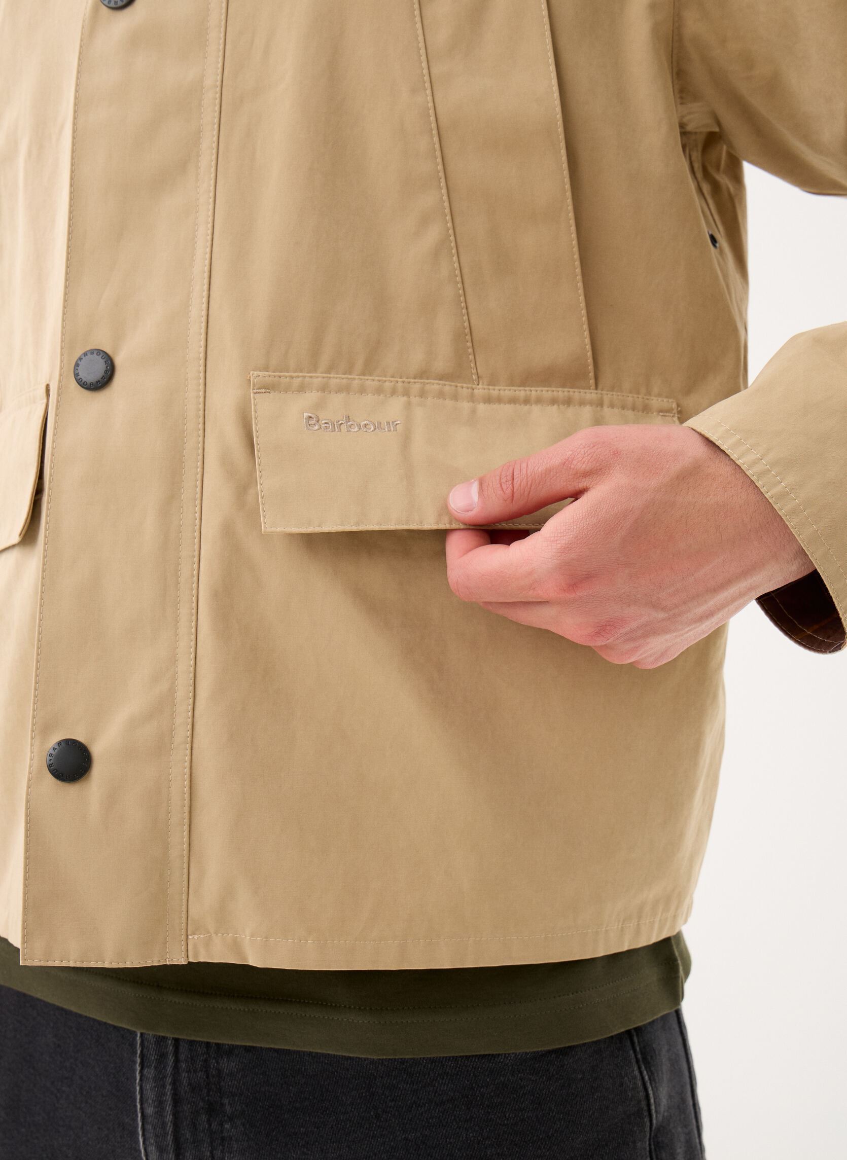 Parkas Solar Spey Casual Jacket homme beige Barbour Parkas Solar Spey Casual Jacket homme beige STONE