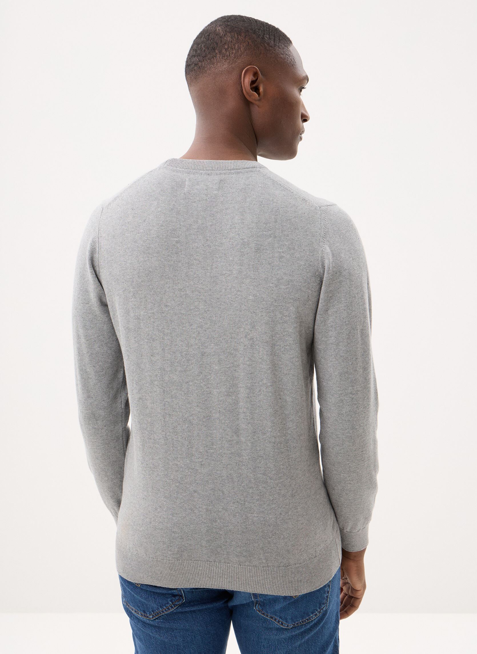 Sweatshirts Pima Cotton Crew Neck Sweater herren grau Barbour Sweatshirts Pima Cotton Crew Neck Sweater herren grau GREY