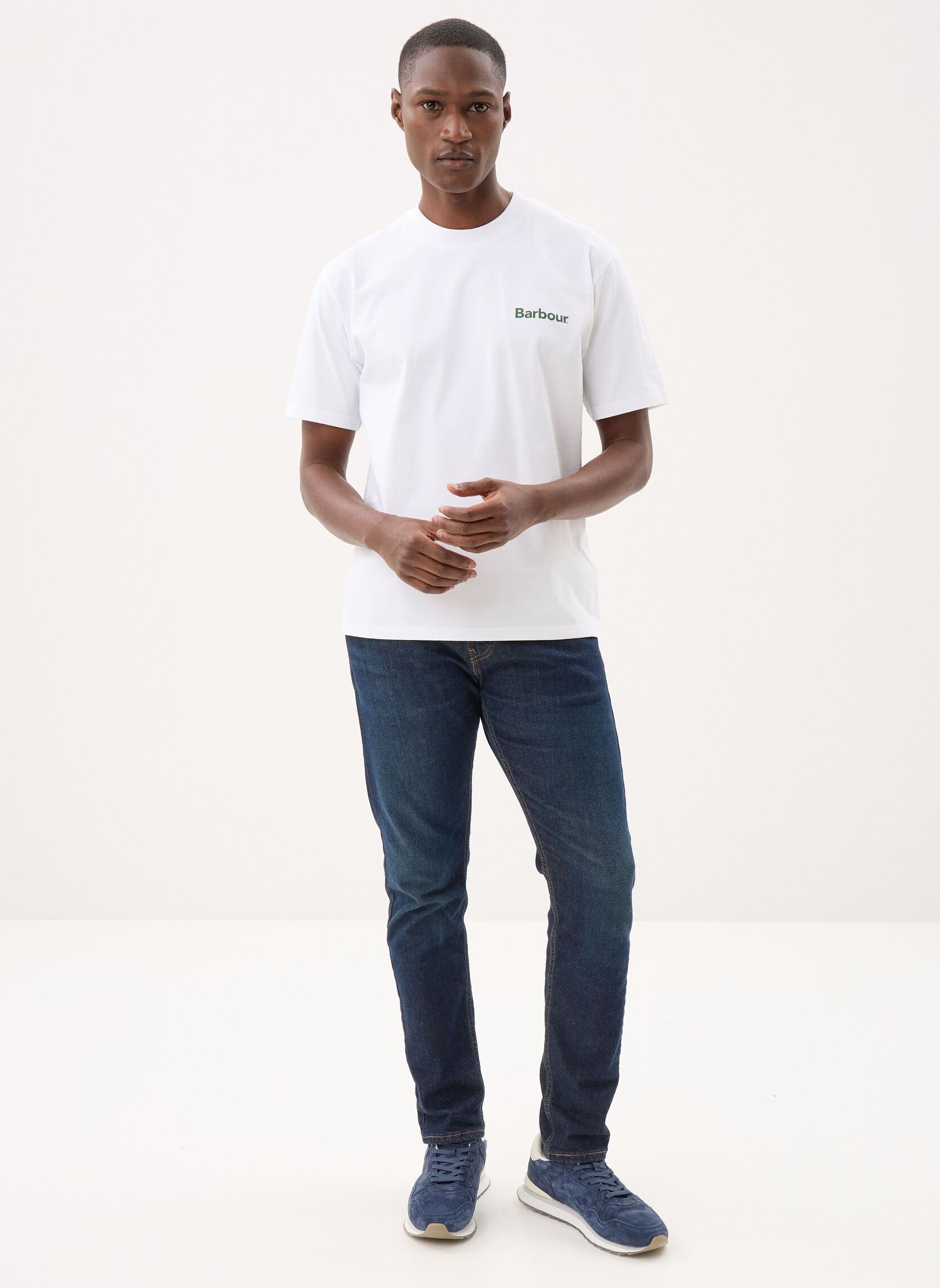 Tee-shirts manches courtes Crossby Archive Logo Os T-Shirt homme blanc Barbour Tee-shirts manches courtes Crossby Archive Logo Os T-Shirt homme blanc WHITE
