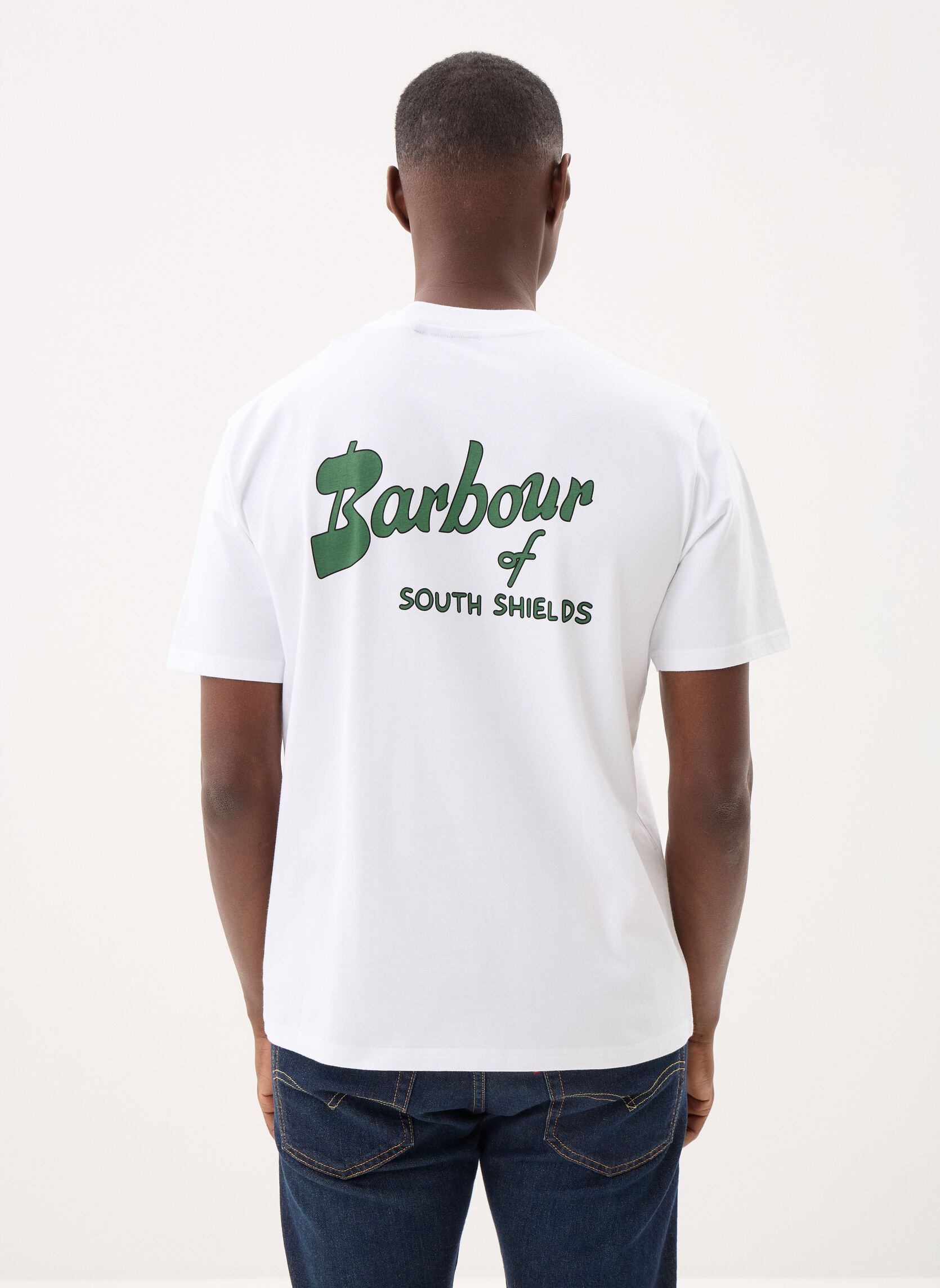 Tee-shirts manches courtes Crossby Archive Logo Os T-Shirt homme blanc Barbour Tee-shirts manches courtes Crossby Archive Logo Os T-Shirt homme blanc WHITE