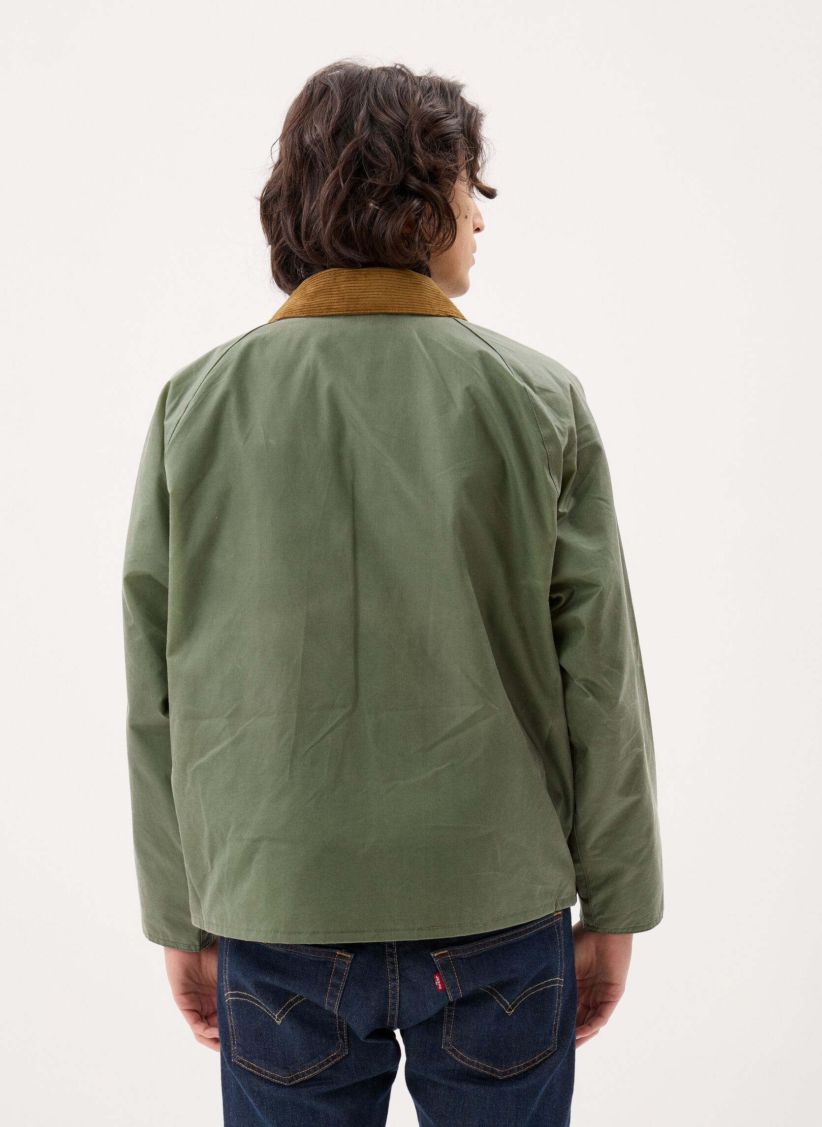 Parkas Os Transport Wax Jacket herren grün Barbour Parkas Os Transport Wax Jacket herren grün LIGHT MOSS