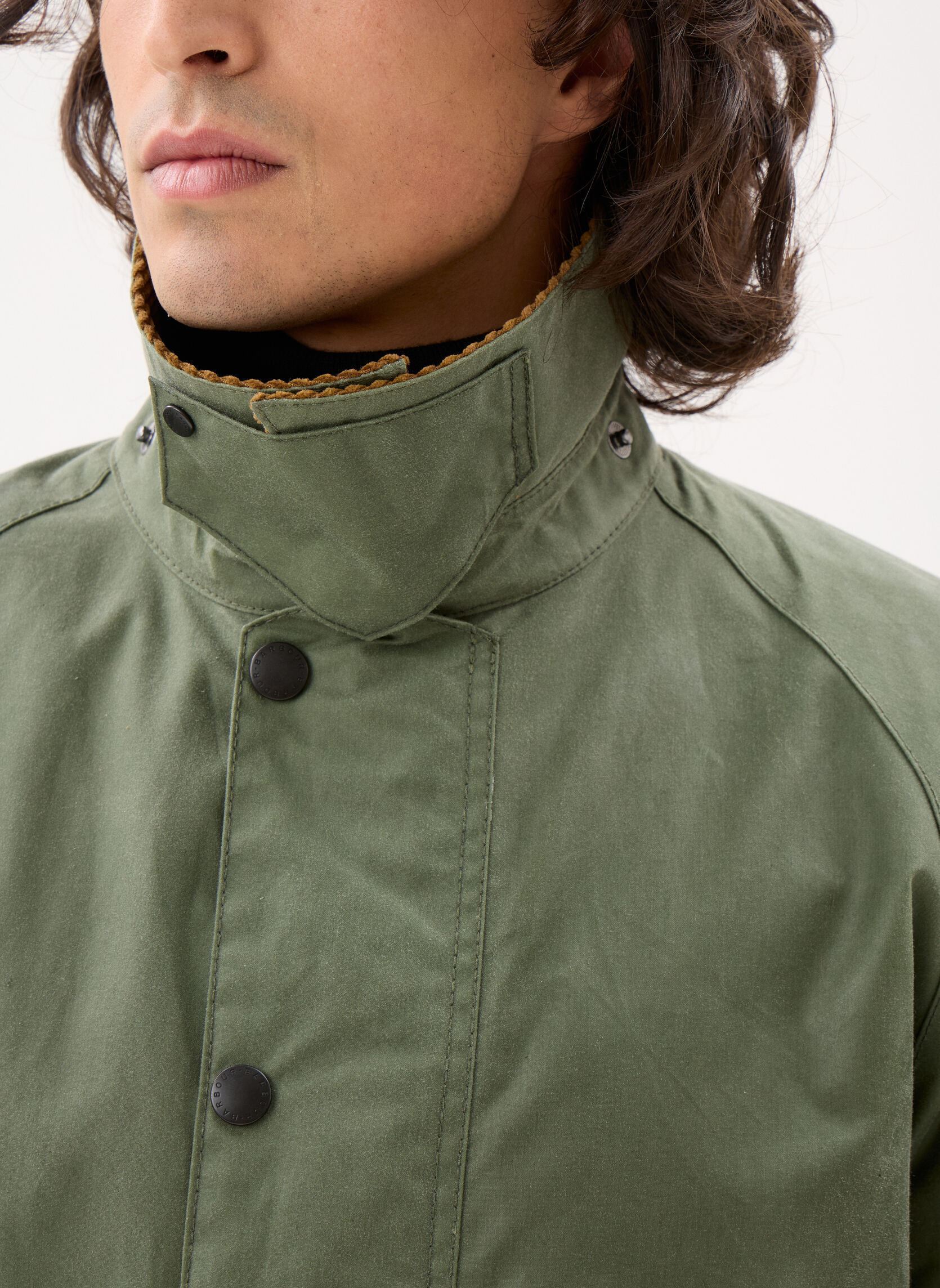 Parkas Os Transport Wax Jacket herren grün Barbour Parkas Os Transport Wax Jacket herren grün LIGHT MOSS