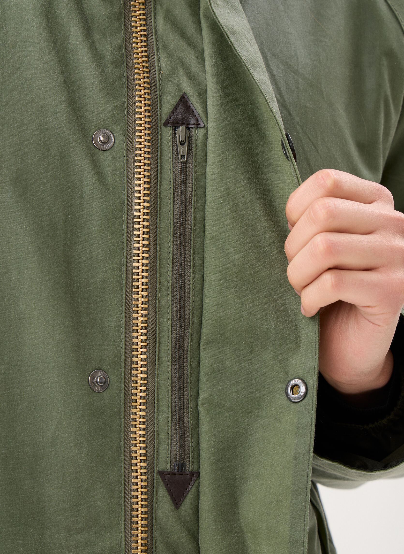 Parkas Os Transport Wax Jacket herren grün Barbour Parkas Os Transport Wax Jacket herren grün LIGHT MOSS