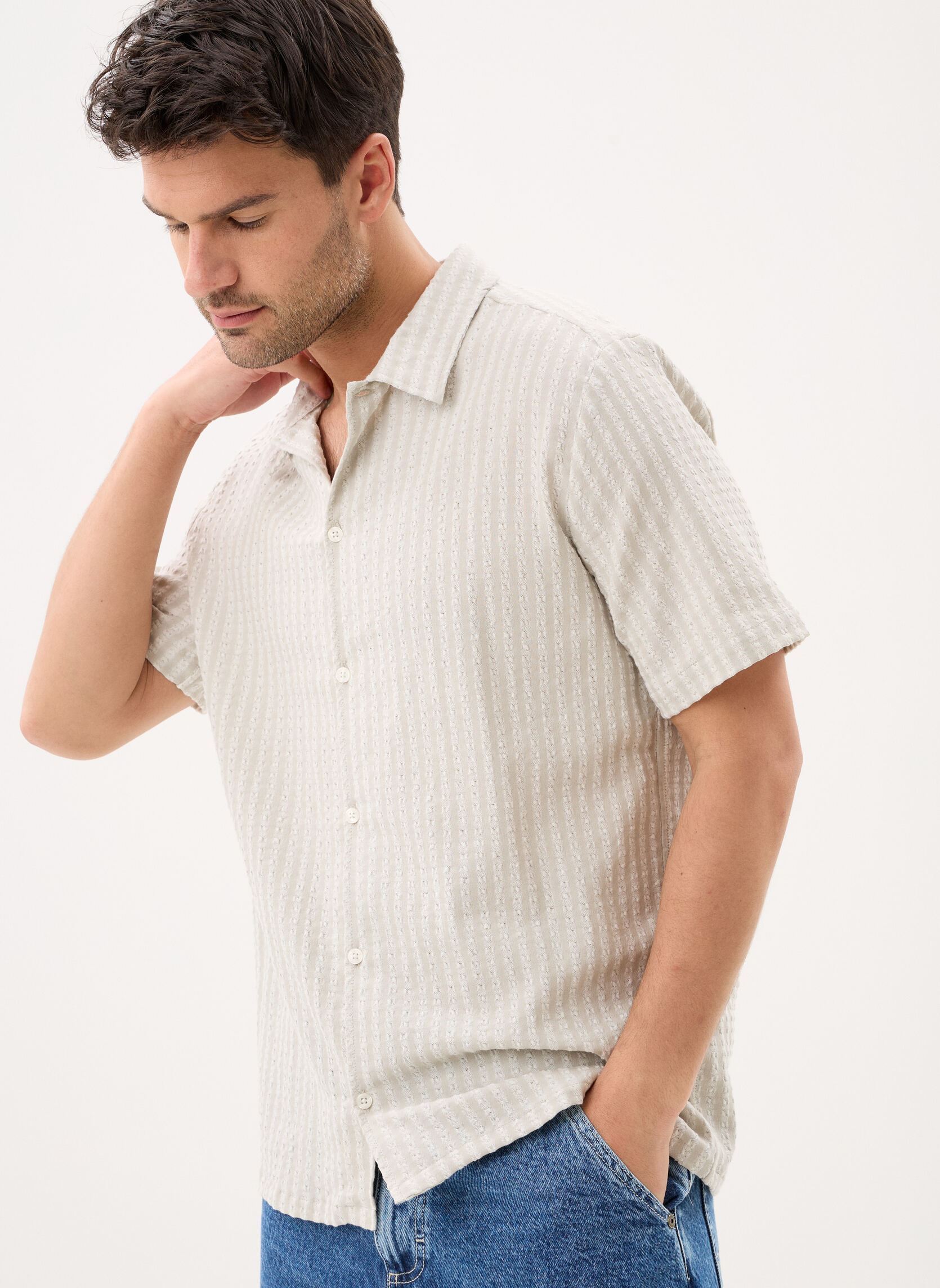 Hemden Avan JX shirt 14698 heren wit Samsoe Samsoe Hemden Avan JX shirt 14698 heren wit Moonstruck