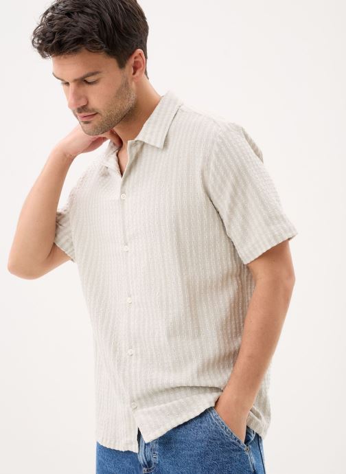 Samsoe Samsoe Chemises Avan JX shirt 14698 homme blanc