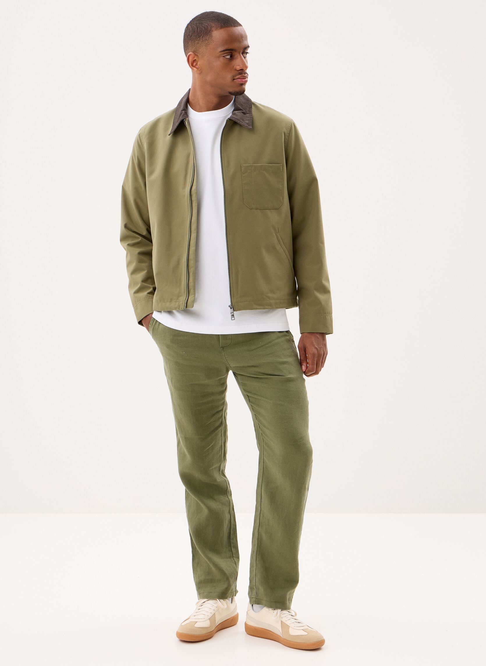 Vestes Sarobin z jacket 14265 homme vert Samsoe Samsoe Vestes Sarobin z jacket 14265 homme vert Burnt Olive