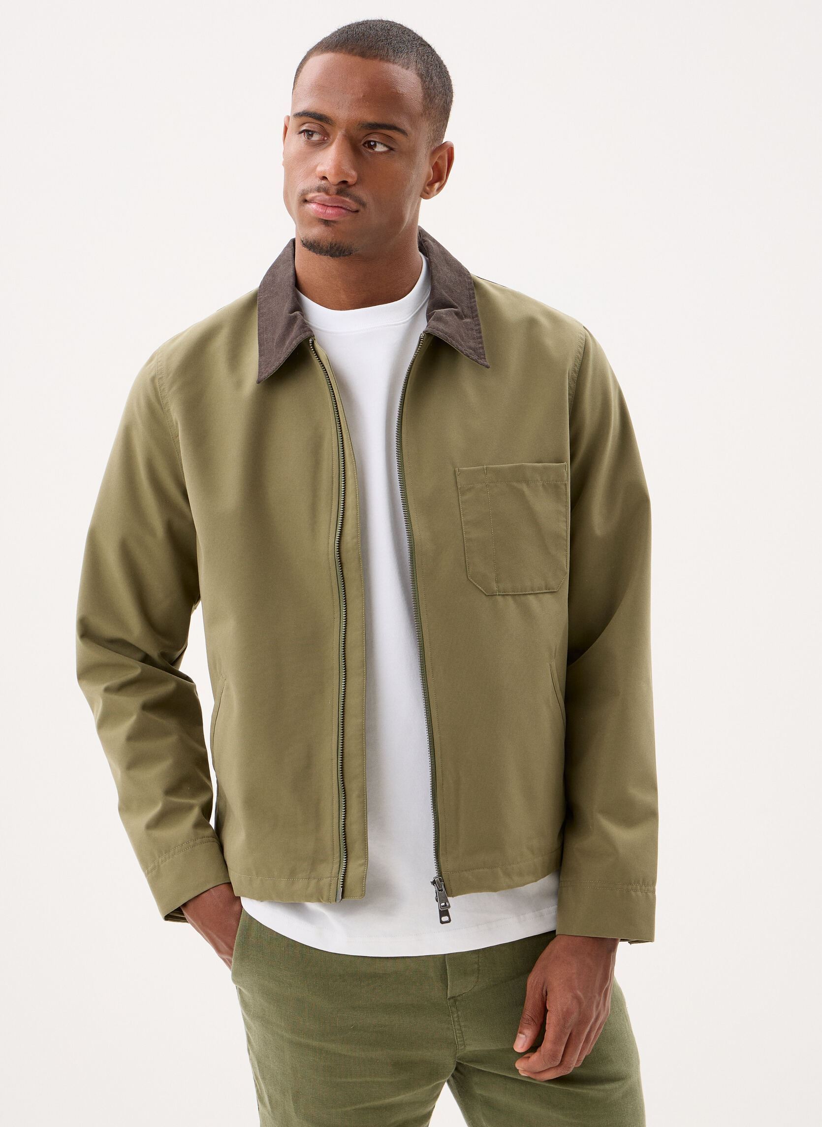 Vestes Sarobin z jacket 14265 homme vert Samsoe Samsoe Vestes Sarobin z jacket 14265 homme vert Burnt Olive