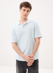 Polos manches courtes Sajase polo 15514 homme bleu