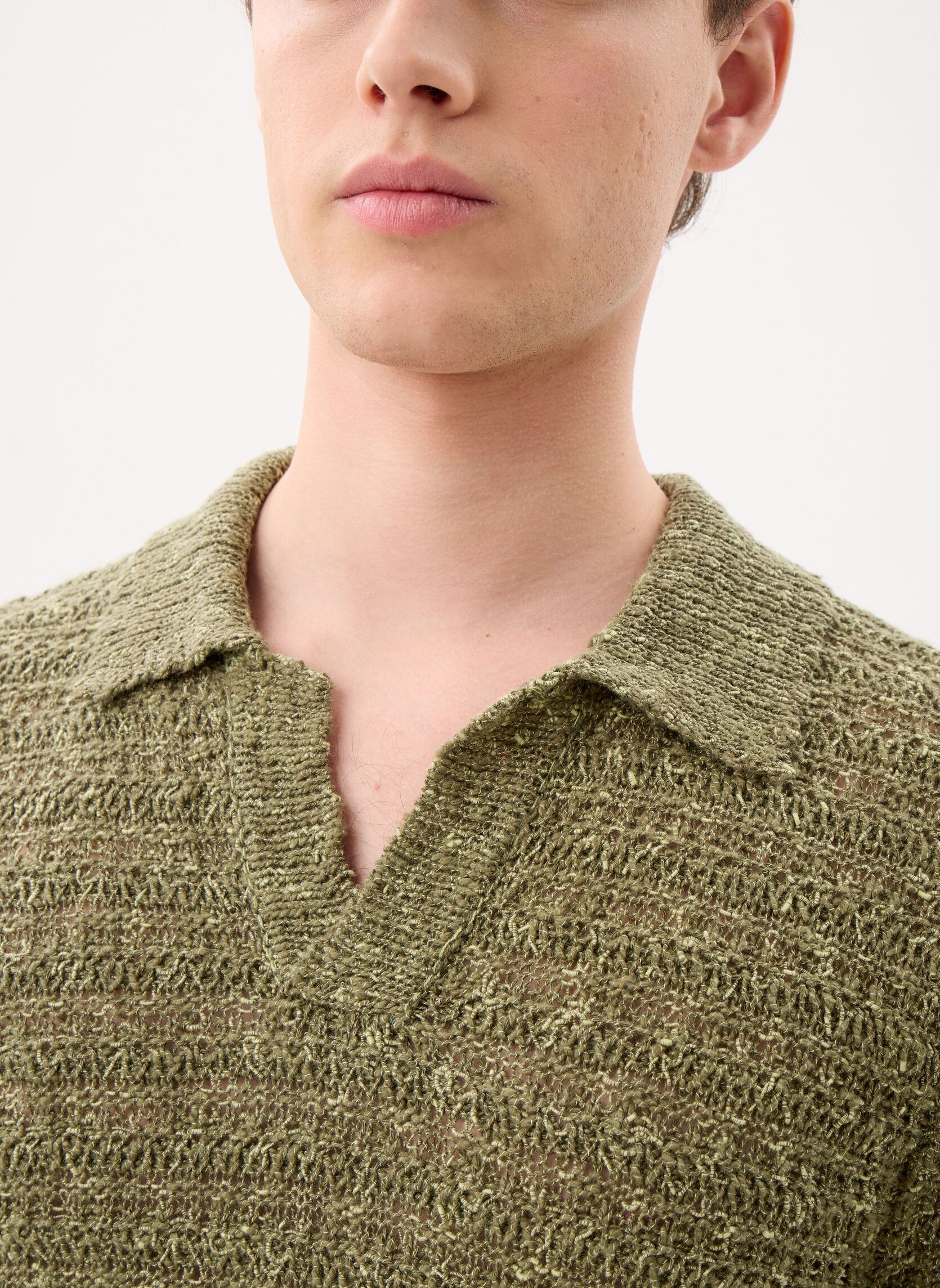 Polos manches courtes Saperry polo 15937 homme vert Samsoe Samsoe Polos manches courtes Saperry polo 15937 homme vert Burnt Olive