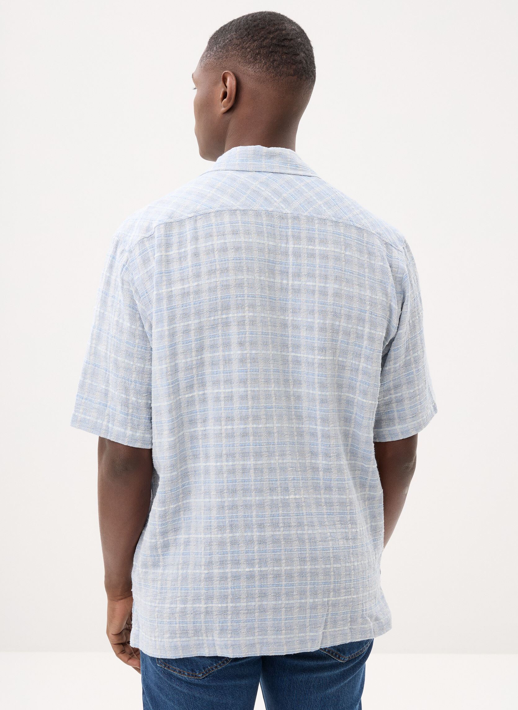 Chemises Saayo P shirt 15970 homme bleu Samsoe Samsoe Chemises Saayo P shirt 15970 homme bleu Blue Ch.