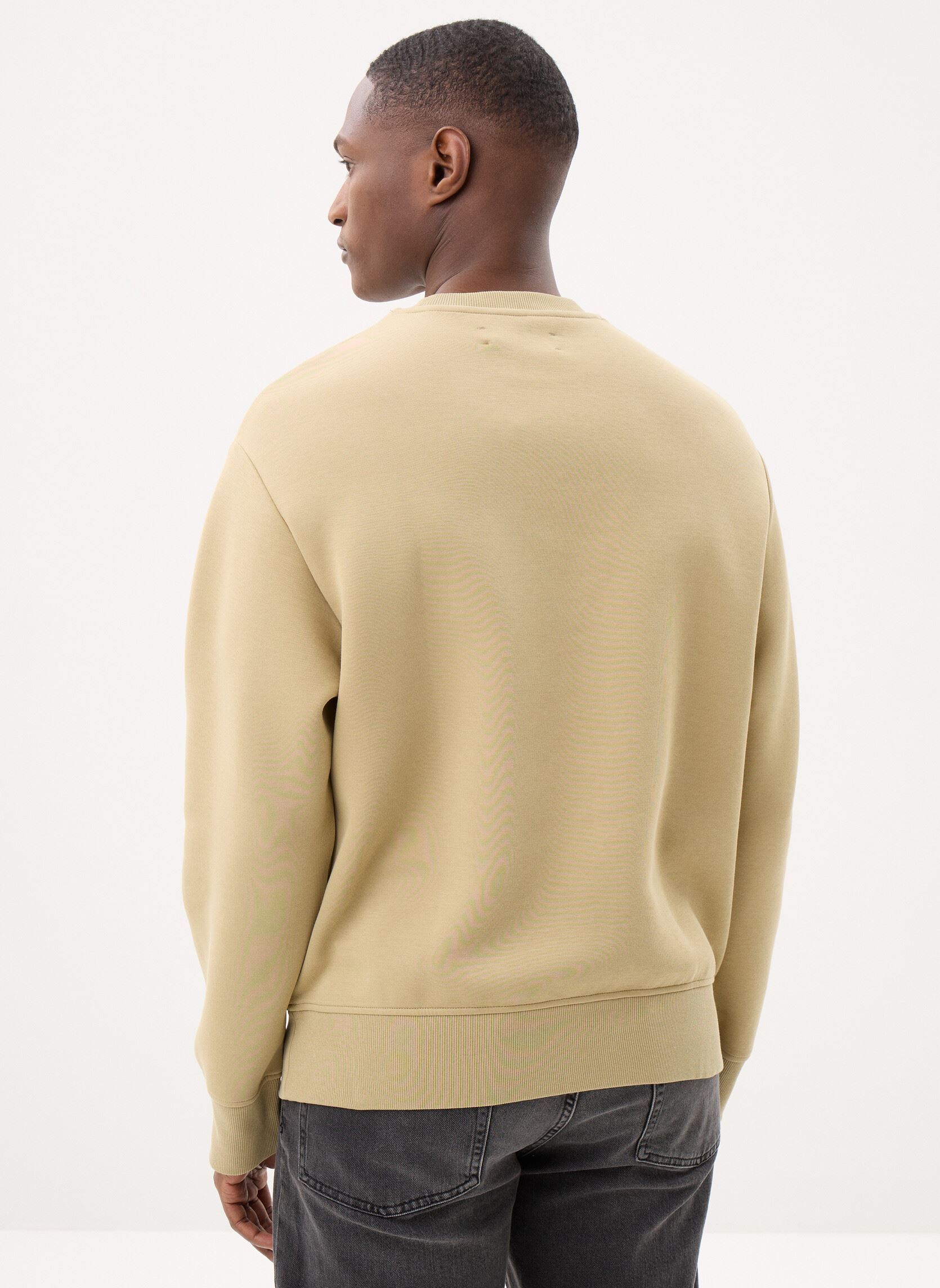 Sweatshirts Saethan sweatshirt 15921 heren beige Samsoe Samsoe Sweatshirts Saethan sweatshirt 15921 heren beige Olive Gray