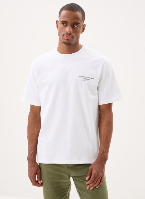 Samsoe Samsoe T-shirts met korte mouwen Sacohen t-shirt 11725 heren wit