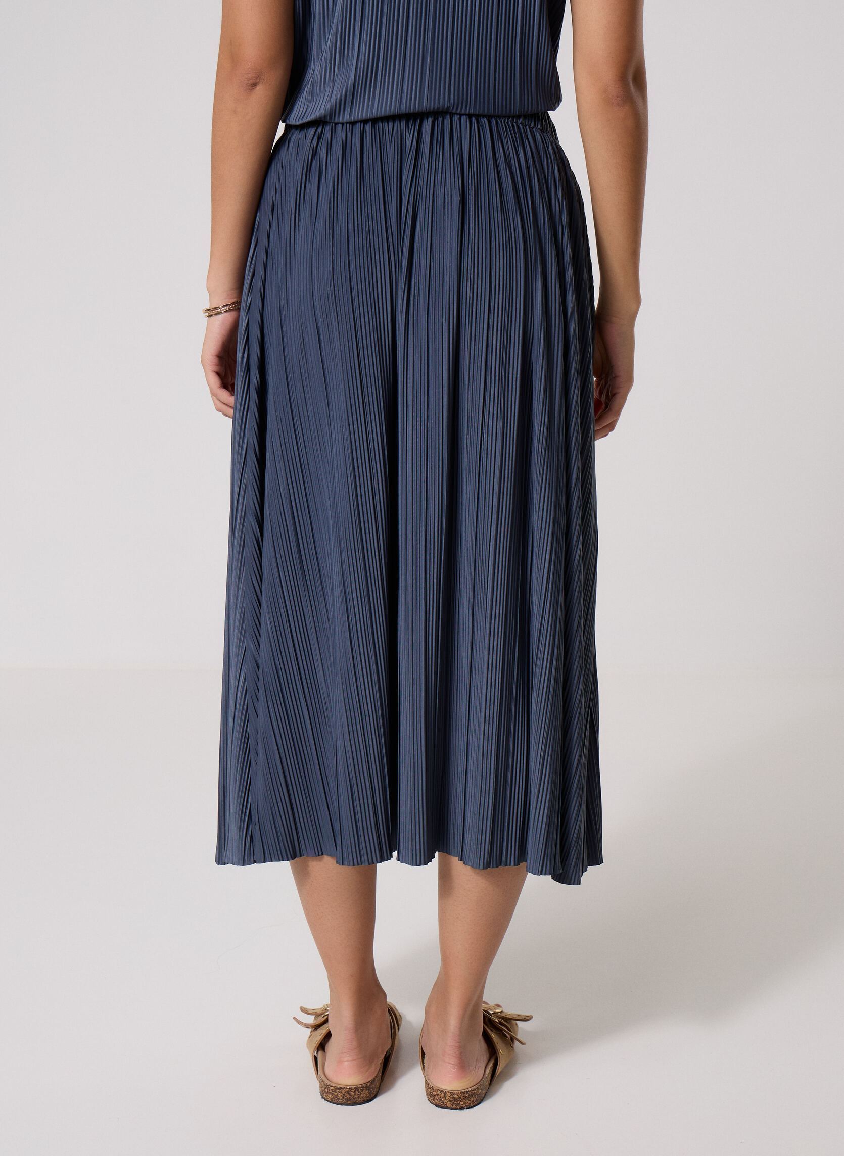 Halflange rokken Uma Skirt 10167 dames blauw Samsoe Samsoe Halflange rokken Uma Skirt 10167 dames blauw OMBRE BLUE