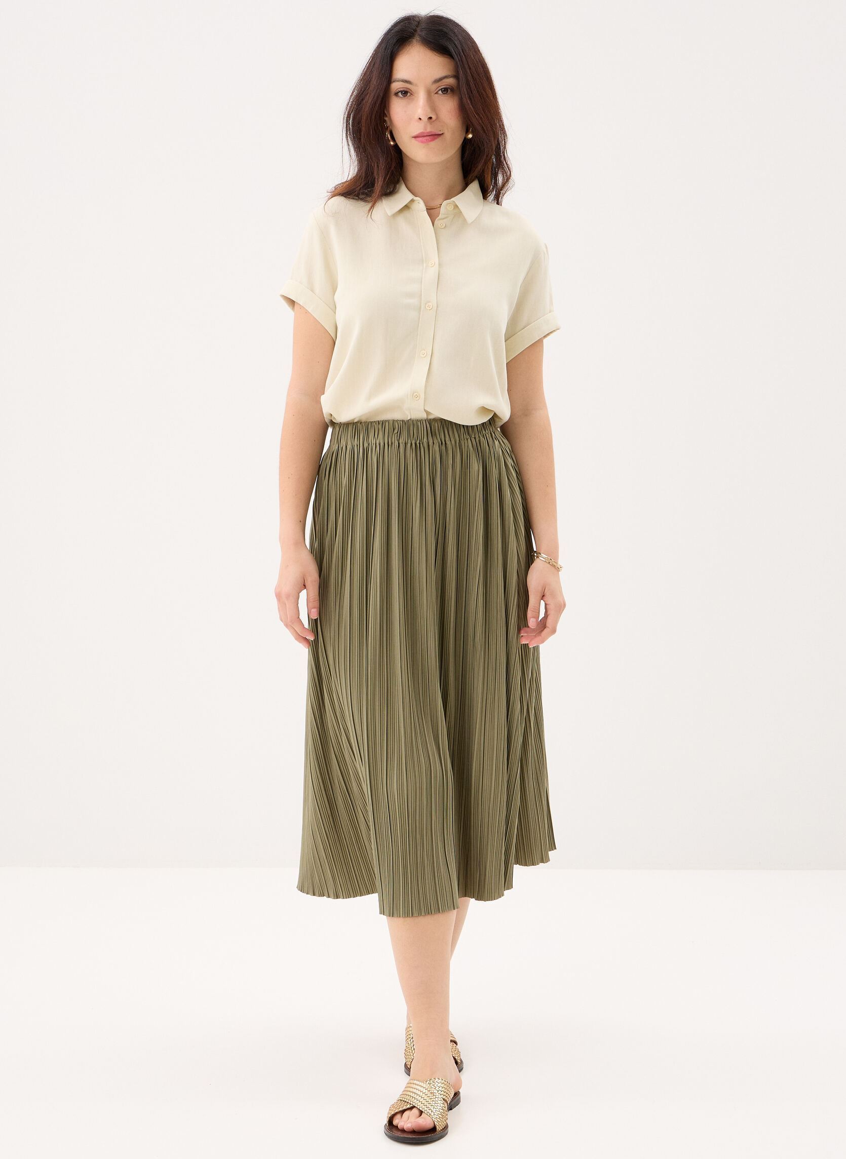 Gonne al ginocchio Uma Skirt 10167 donna verde Samsoe Samsoe Gonne al ginocchio Uma Skirt 10167 donna verde OVERLAND TREK
