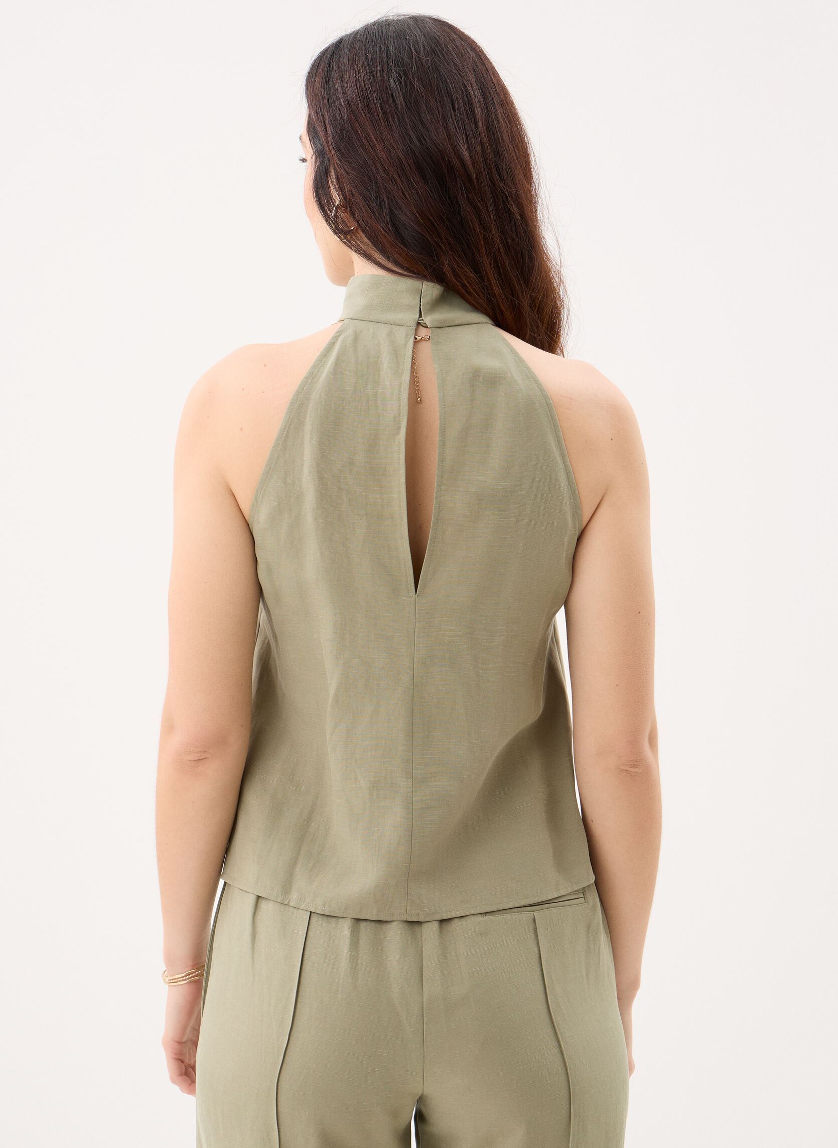 Tops Sarheos top 15262 dames groen Samsoe Samsoe Tops Sarheos top 15262 dames groen Overland Trek